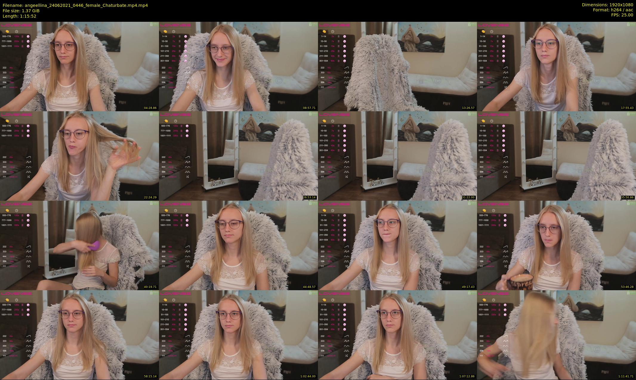angeellina — 76 minute Chaturbate female cam show recording, 1080p, Jun 24, 2021