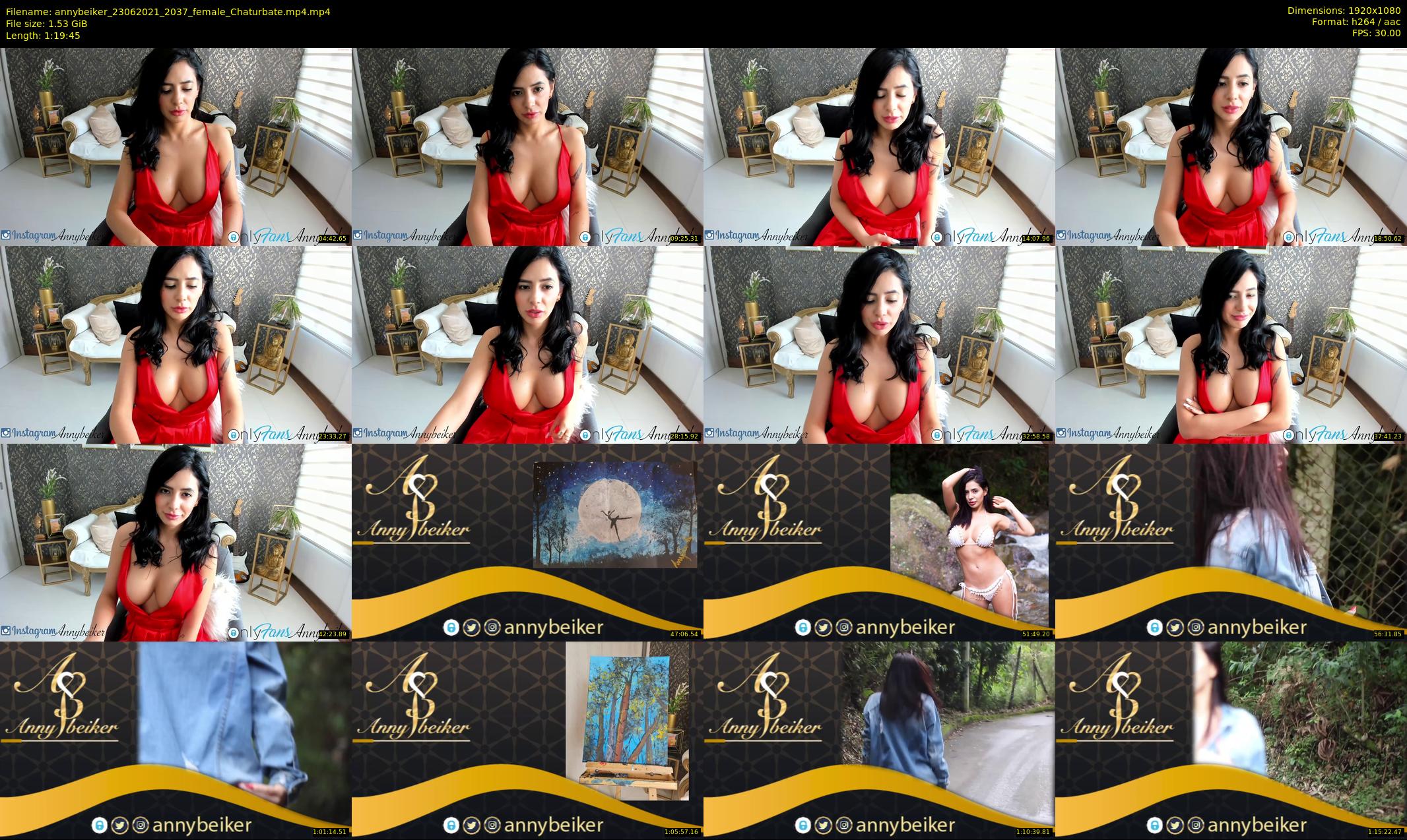annybeiker — 80 minute Chaturbate female cam show recording, 1080p, Jun 23, 2021