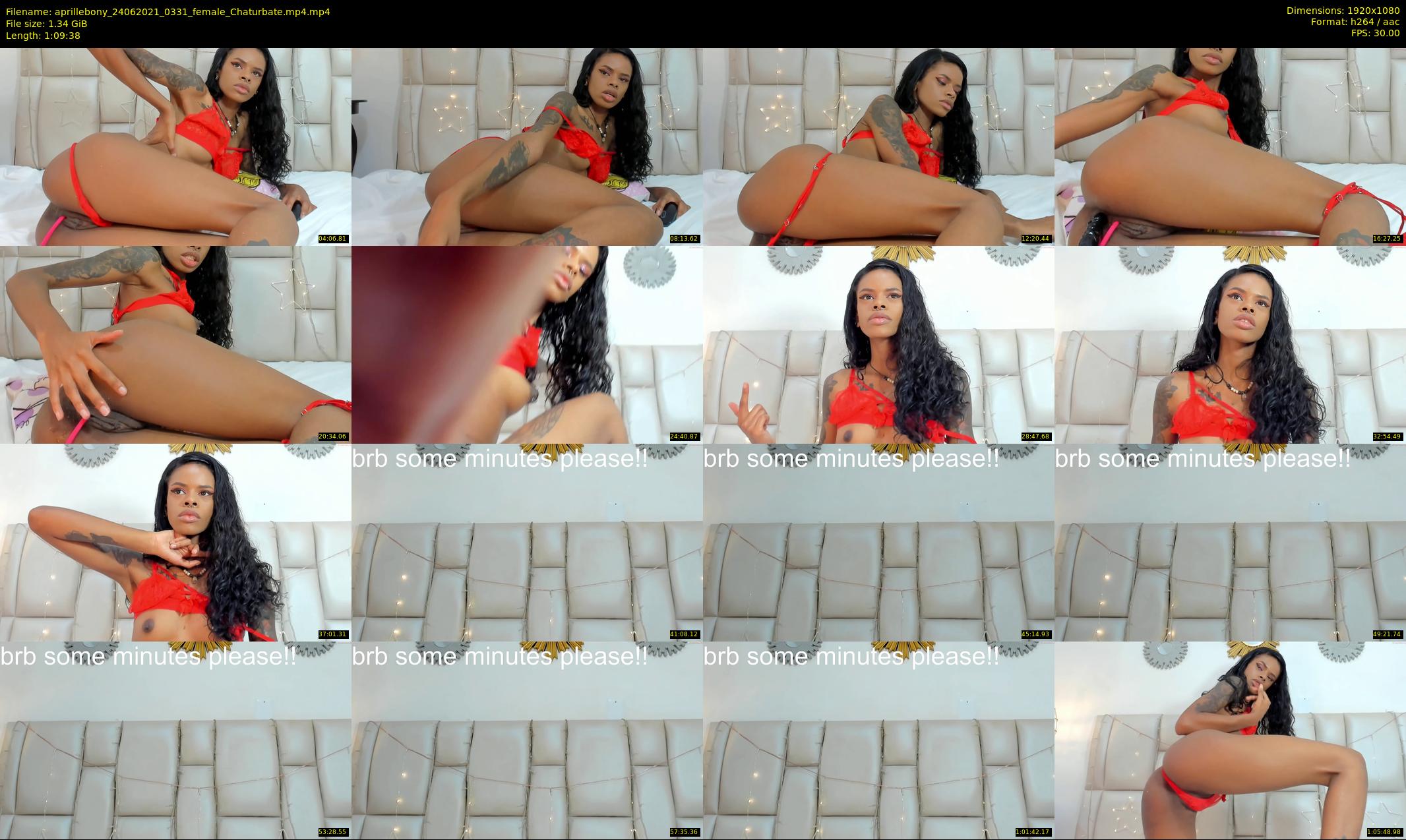 aprillebony — 70 minute Chaturbate female cam show recording, 1080p, Jun 24, 2021
