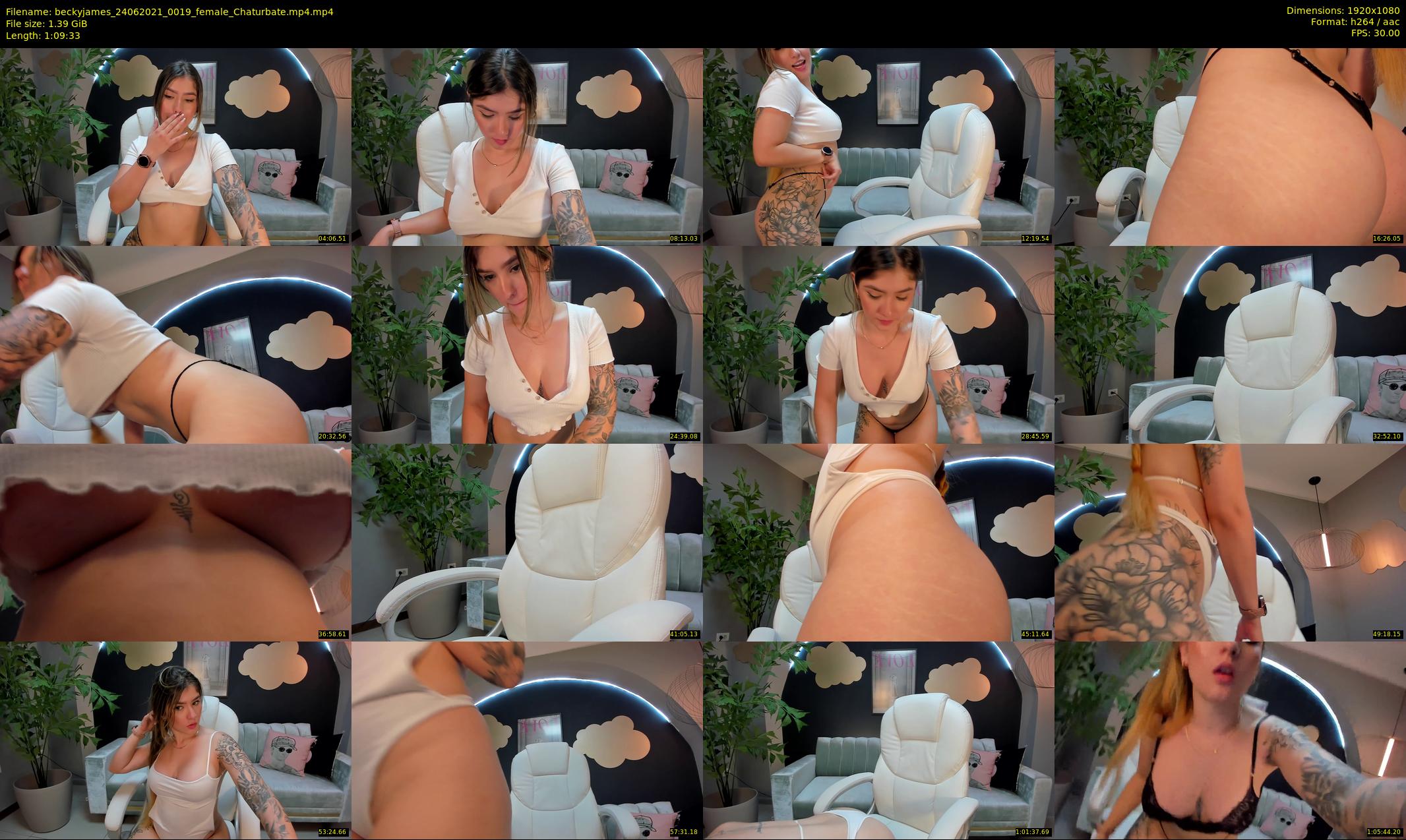 beckyjames — 70 minute Chaturbate female cam show recording, 1080p, Jun 24, 2021