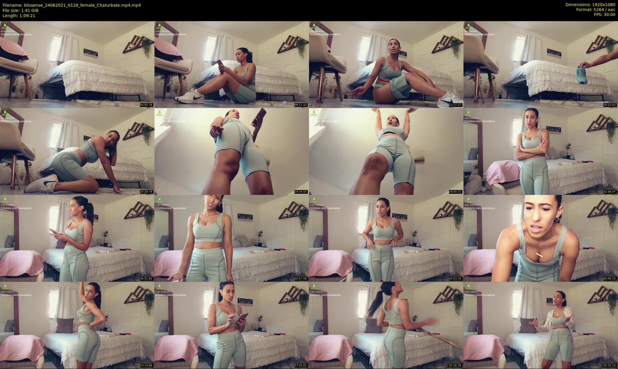 blissense — 70 minute Chaturbate female cam show recording, 1080p, Jun 24, 2021