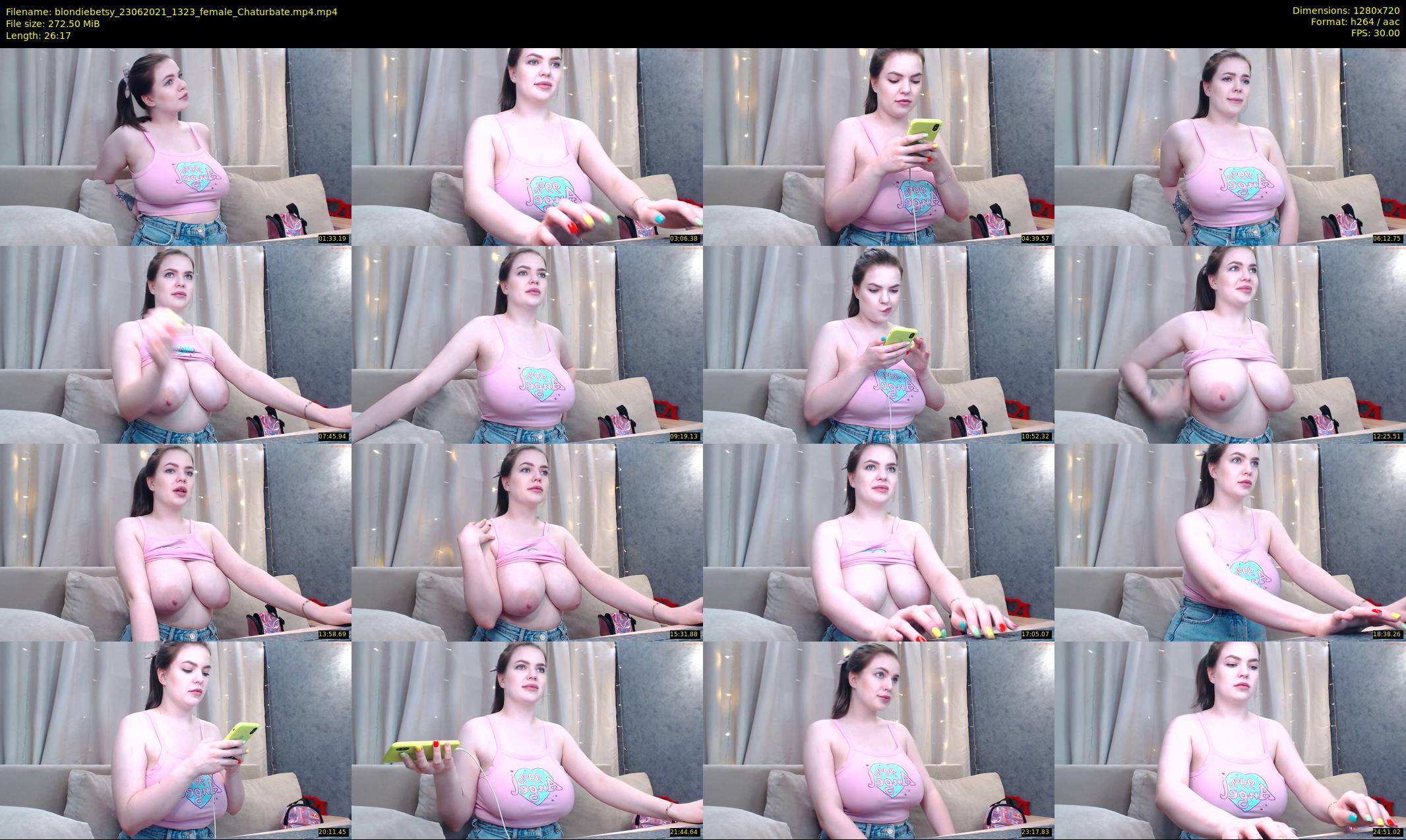 blondiebetsy — 27 minute Chaturbate female cam show recording, 720p, Jun 23, 2021