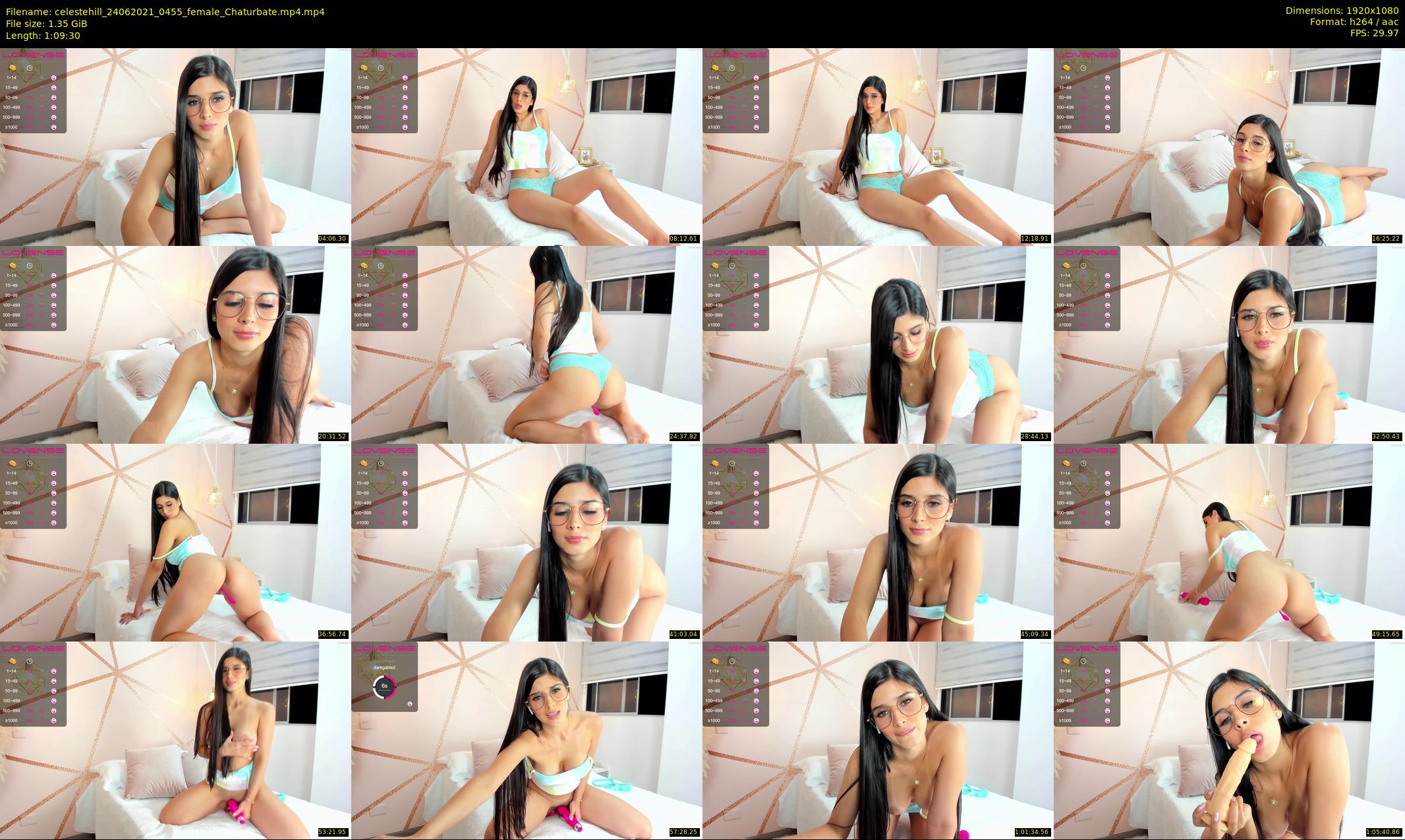celestehill — 70 minute Chaturbate female cam show recording, 1080p, Jun 24, 2021