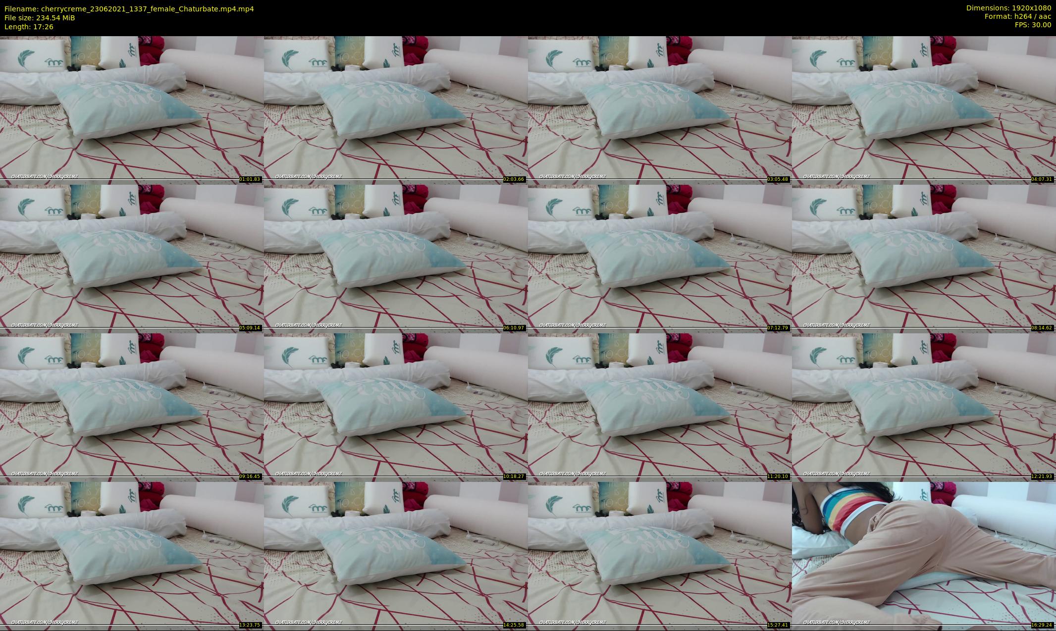 cherrycreme — 18 minute Chaturbate female cam show recording, 1080p, Jun 23, 2021