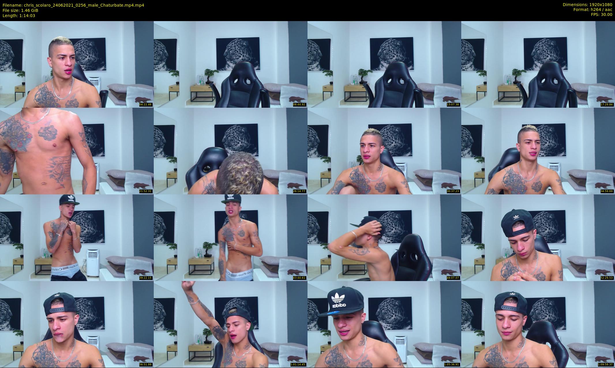 chris_scolaro — 75 minute Chaturbate male cam show recording, 1080p, Jun 24, 2021