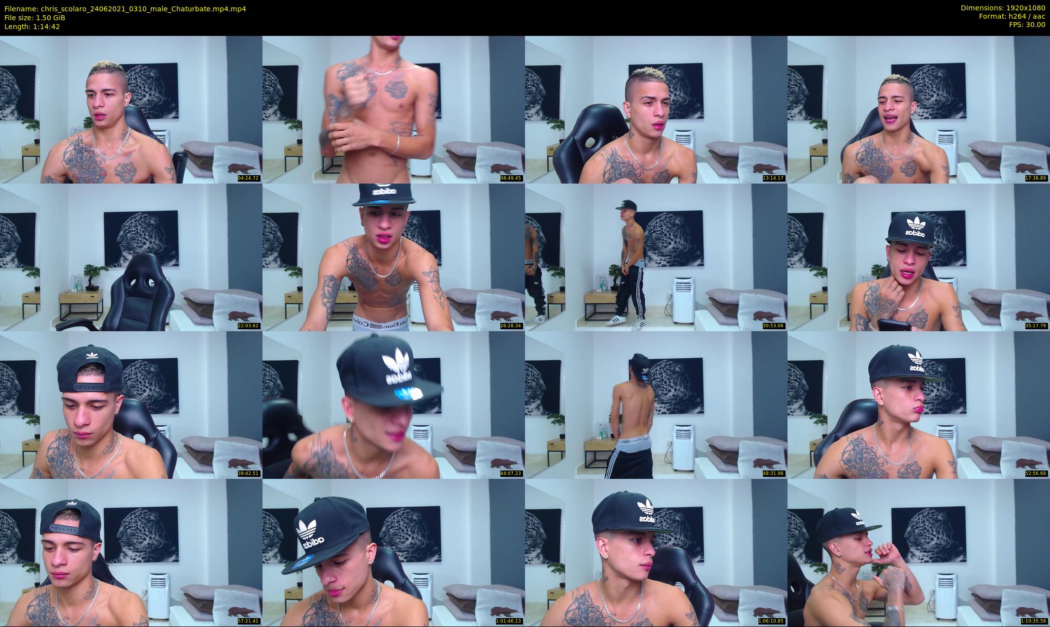 chris_scolaro — 75 minute Chaturbate male cam show recording, 1080p, Jun 24, 2021