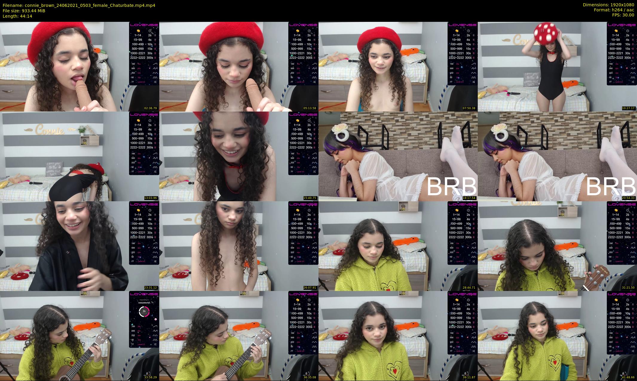 connie_brown — 45 minute Chaturbate female cam show recording, 1080p, Jun 24, 2021
