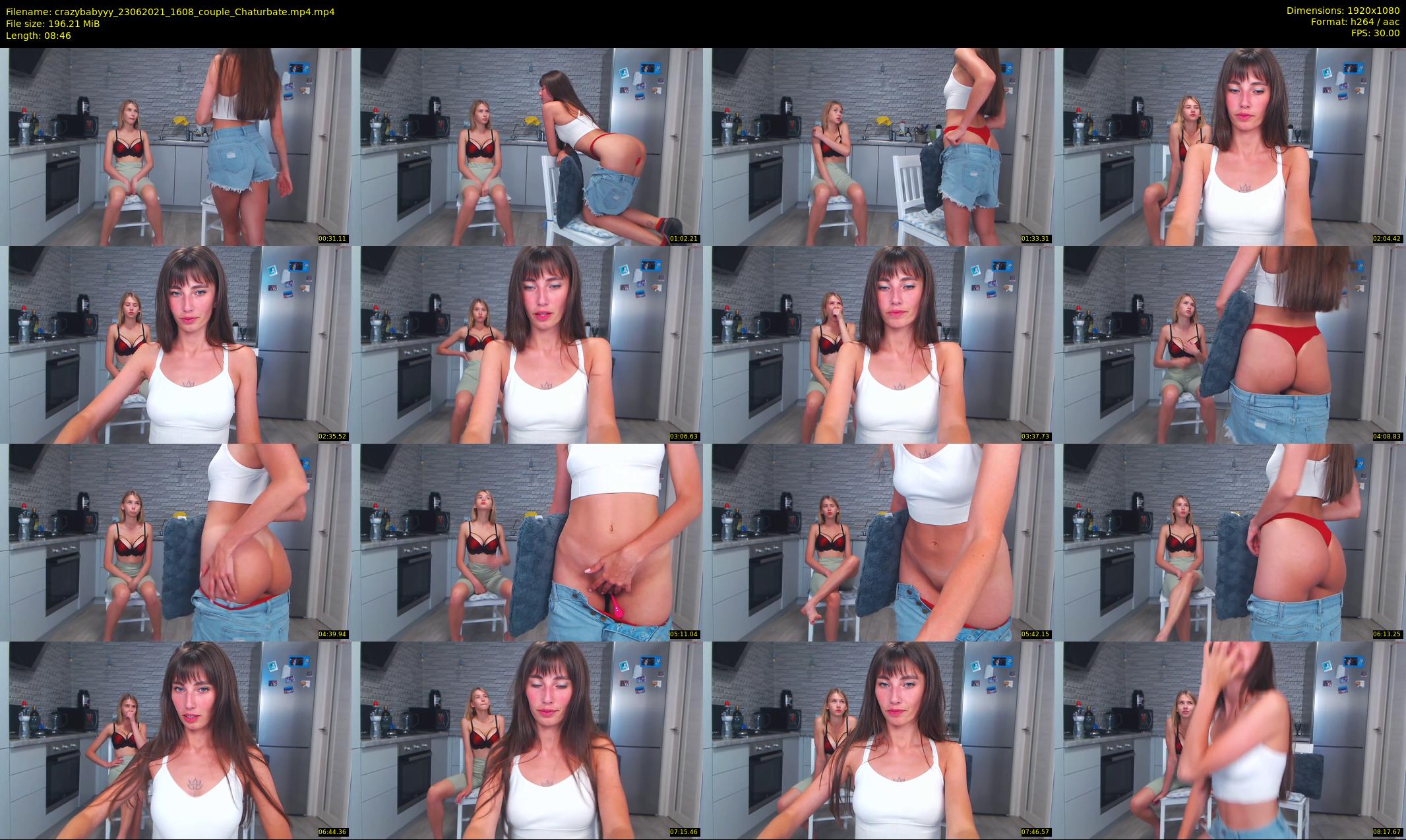 crazybabyyy — 9 minute Chaturbate couple cam show recording, 1080p, Jun 23, 2021