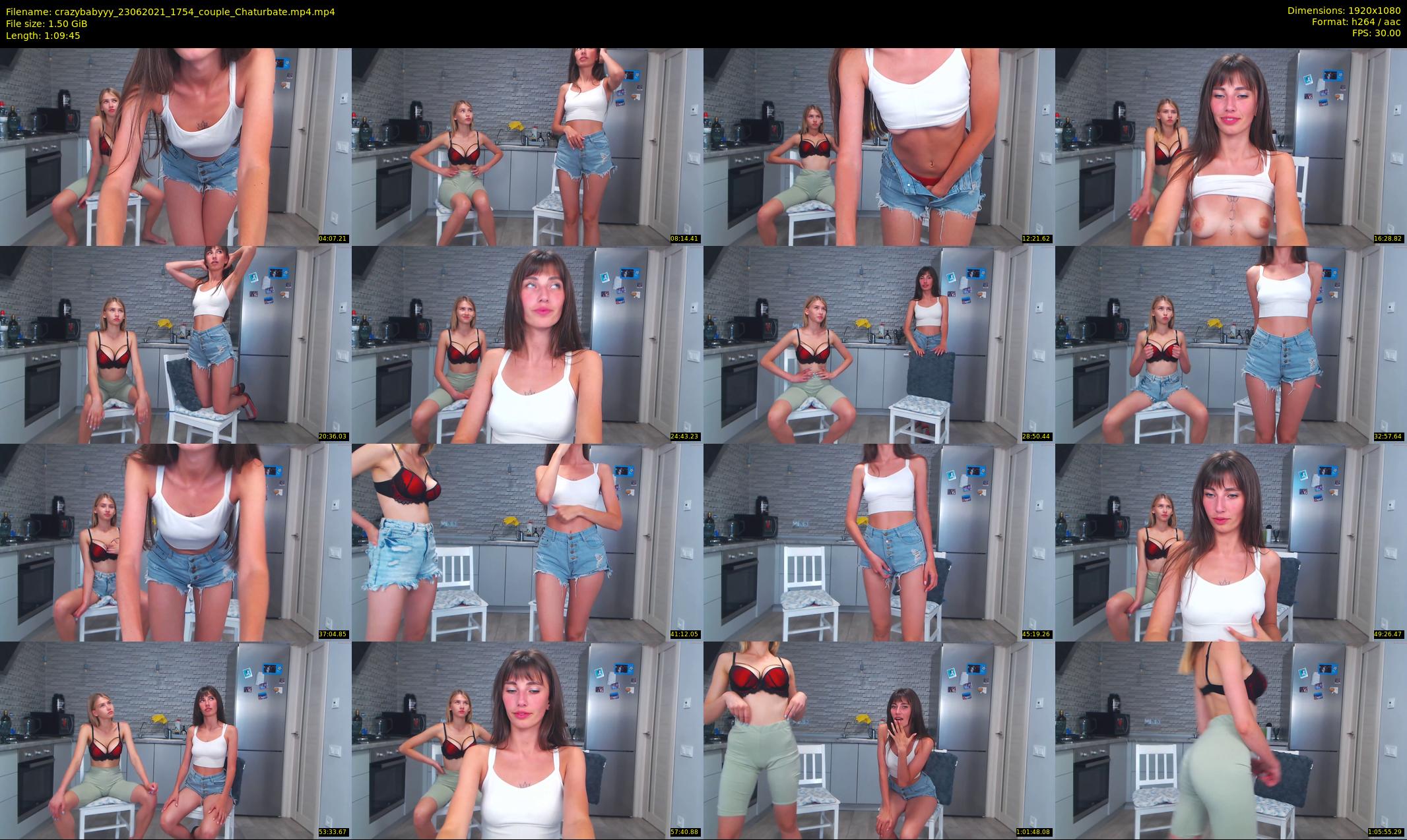 crazybabyyy — 70 minute Chaturbate couple cam show recording, 1080p, Jun 23, 2021