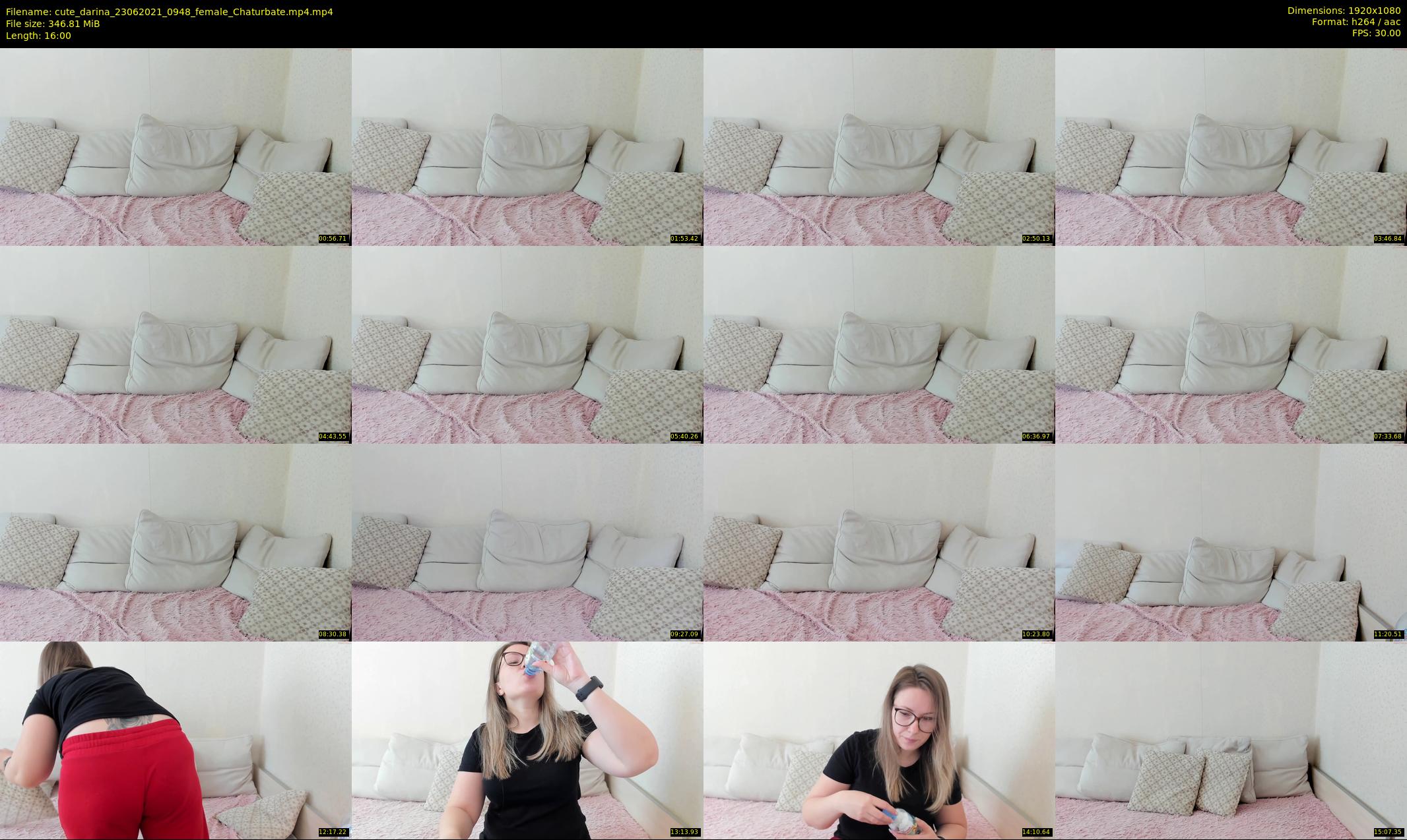 cute_darina — 16 minute Chaturbate female cam show recording, 1080p, Jun 23, 2021