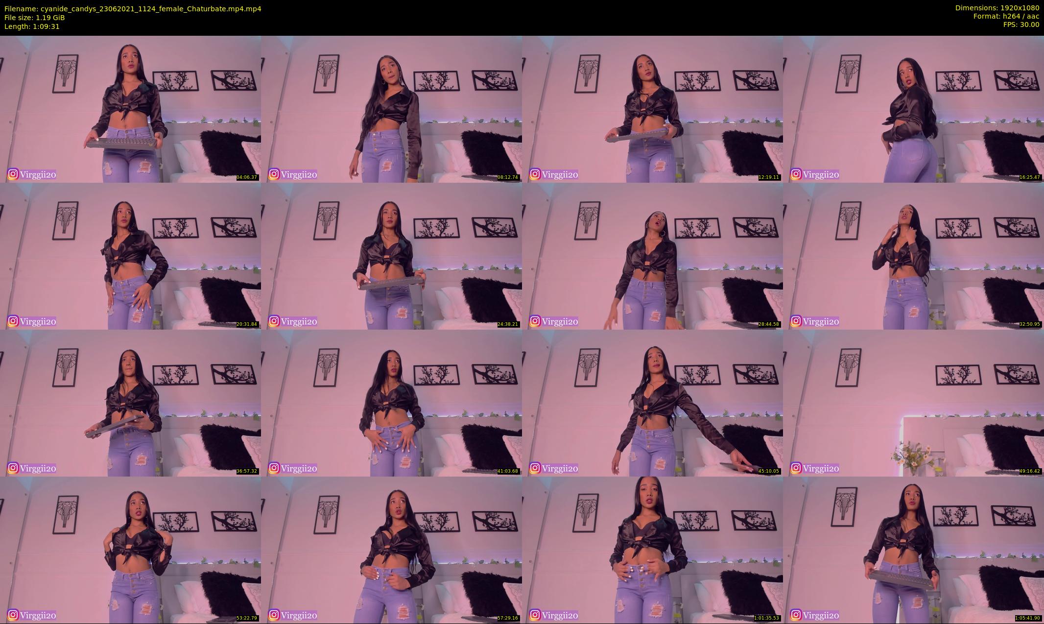 cyanide_candys — 70 minute Chaturbate female cam show recording, 1080p, Jun 23, 2021