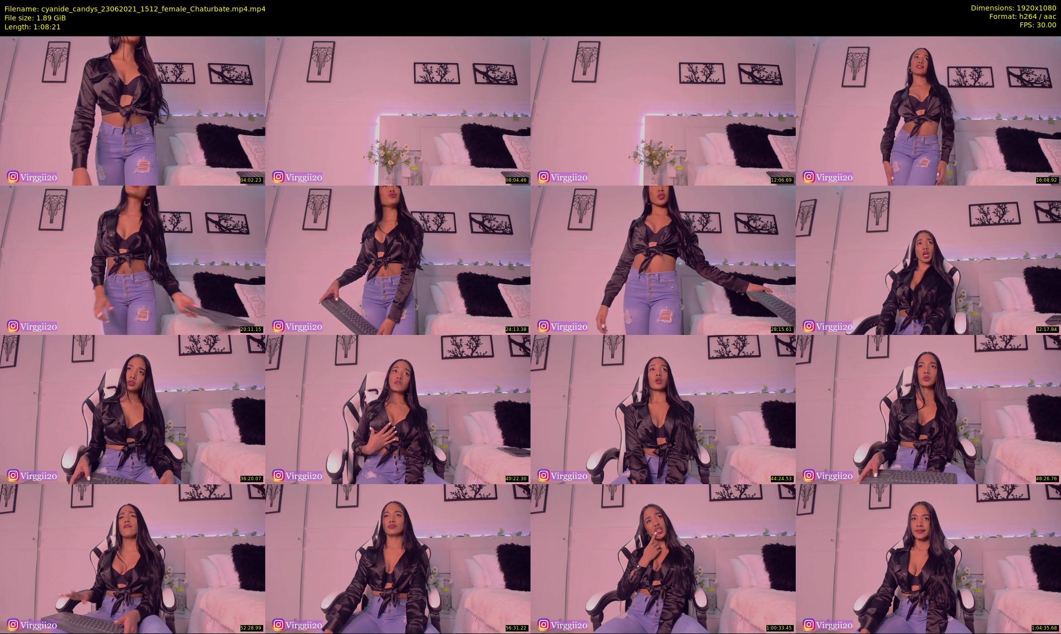 cyanide_candys — 69 minute Chaturbate female cam show recording, 1080p, Jun 23, 2021