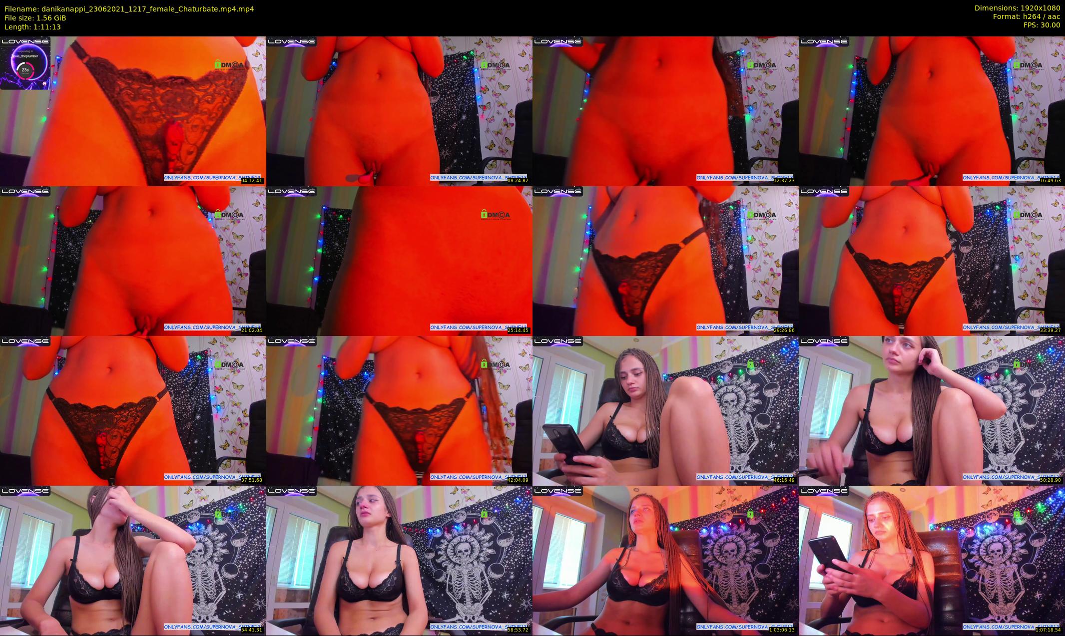 danikanappi — 72 minute Chaturbate female cam show recording, 1080p, Jun 23, 2021