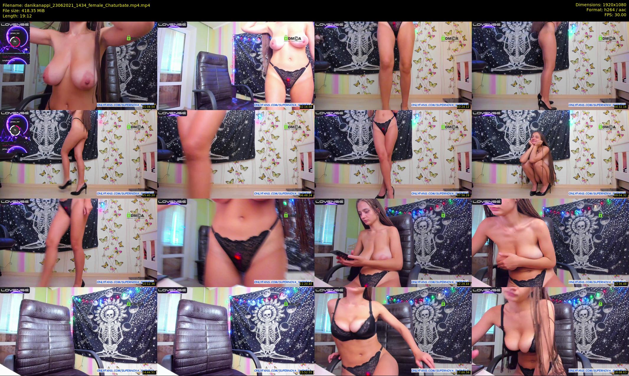 danikanappi — 20 minute Chaturbate female cam show recording, 1080p, Jun 23, 2021