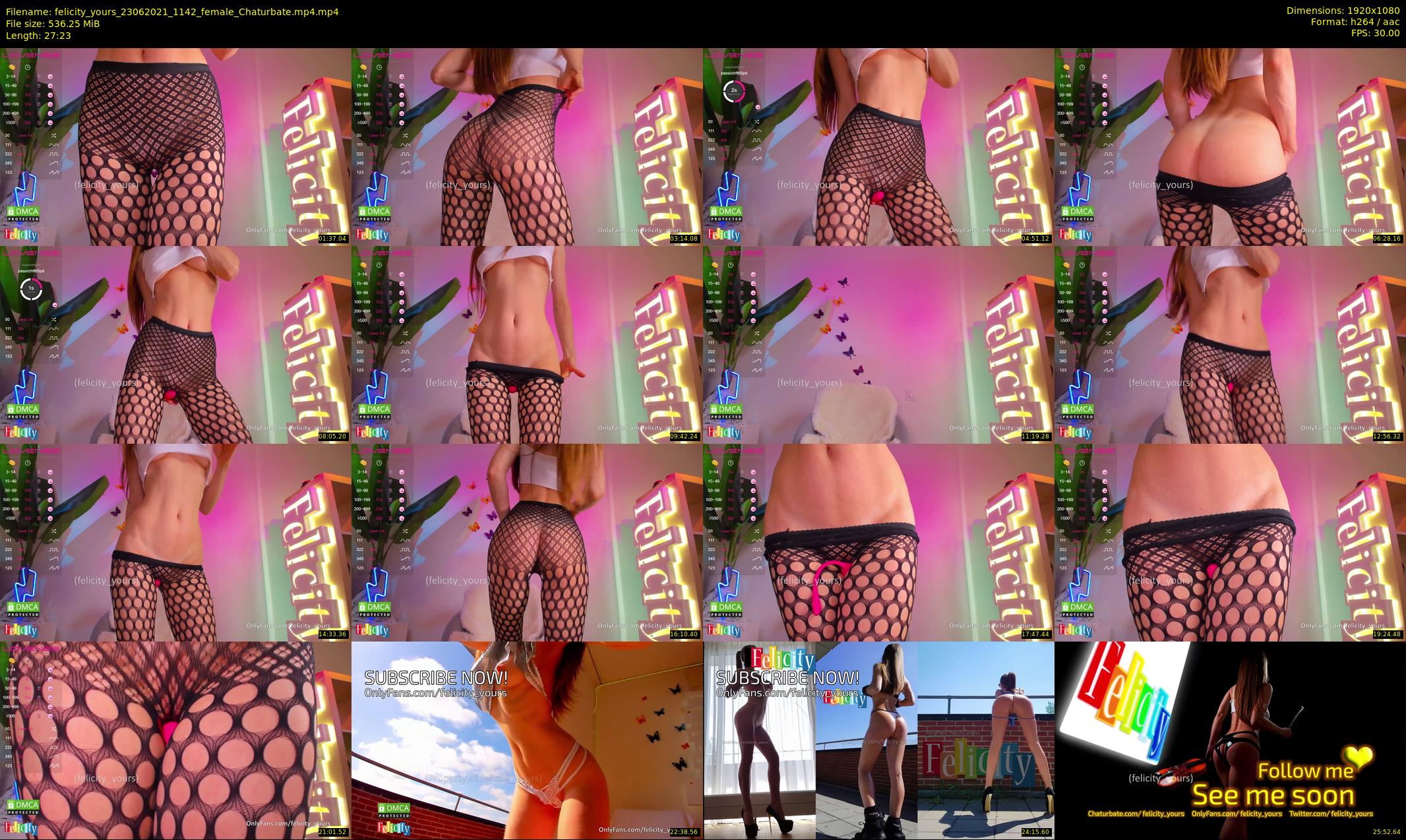 felicity_yours — 28 minute Chaturbate female cam show recording, 1080p, Jun 23, 2021