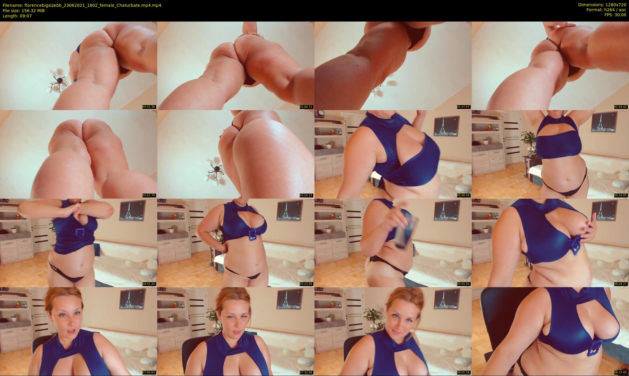 florencebigsizebb — 10 minute Chaturbate female cam show recording, 720p, Jun 23, 2021