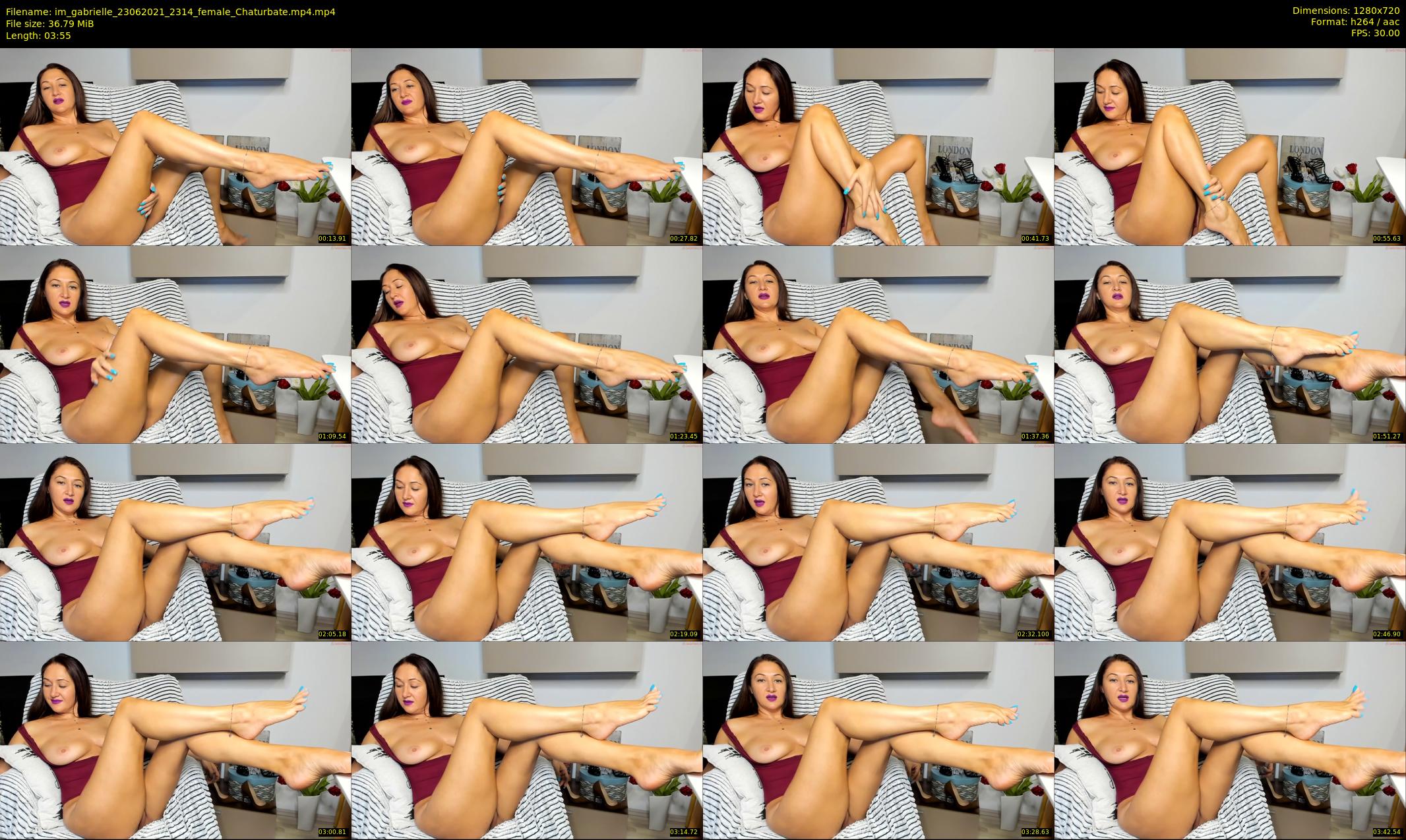 im_gabrielle — 4 minute Chaturbate female cam show recording, 720p, Jun 23, 2021