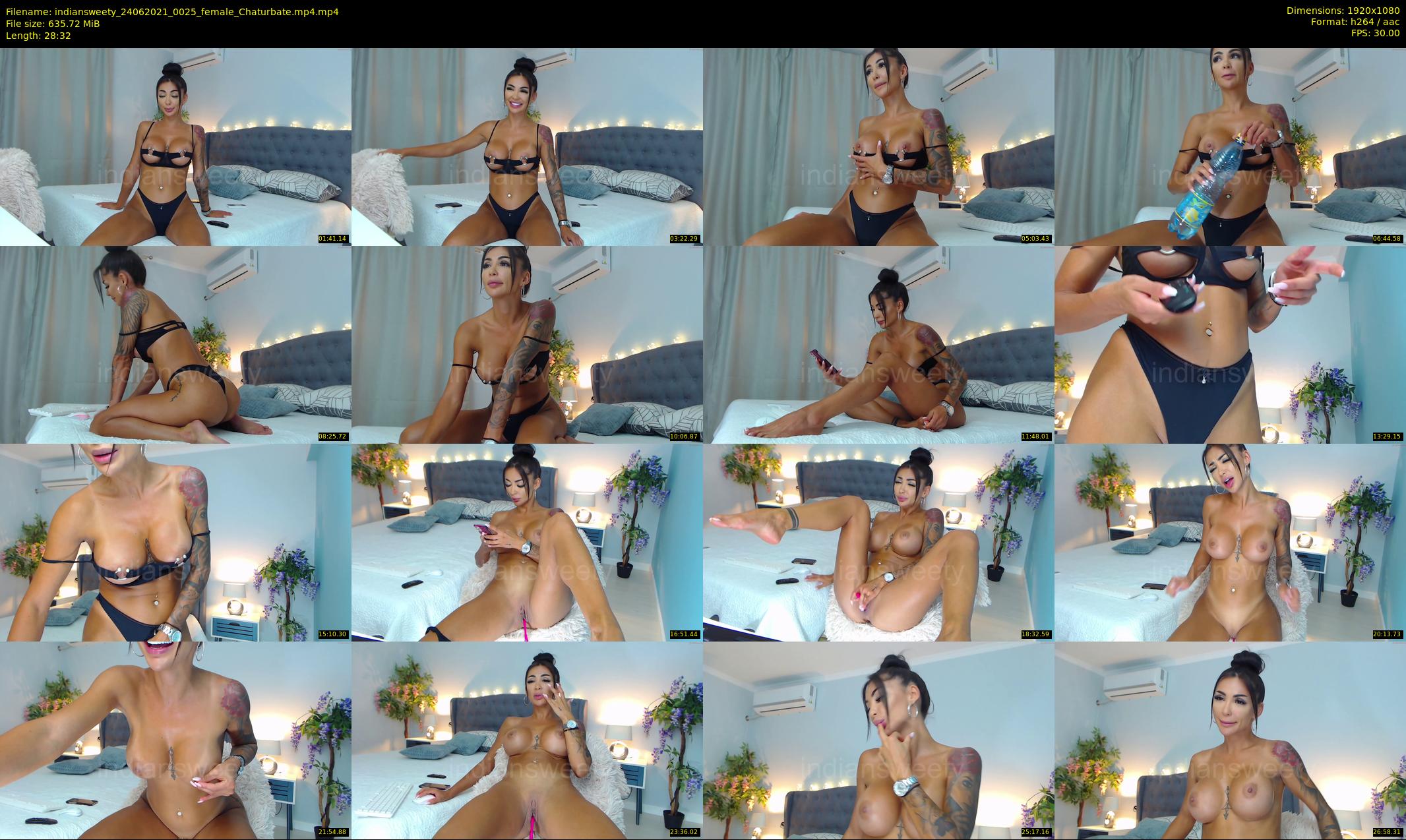 indiansweety — 29 minute Chaturbate female cam show recording, 1080p, Jun 24, 2021