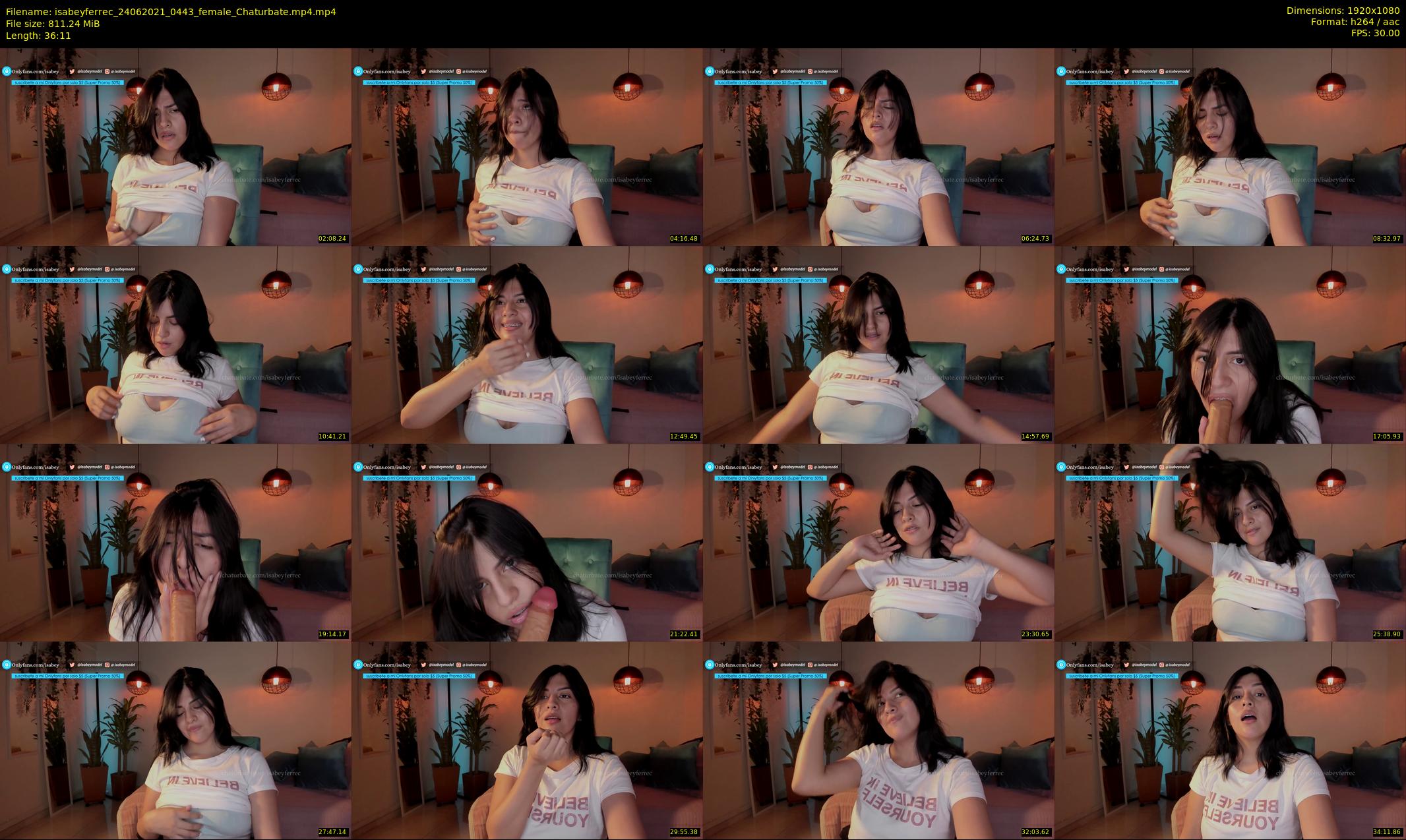 isabeyferrec — 37 minute Chaturbate female cam show recording, 1080p, Jun 24, 2021