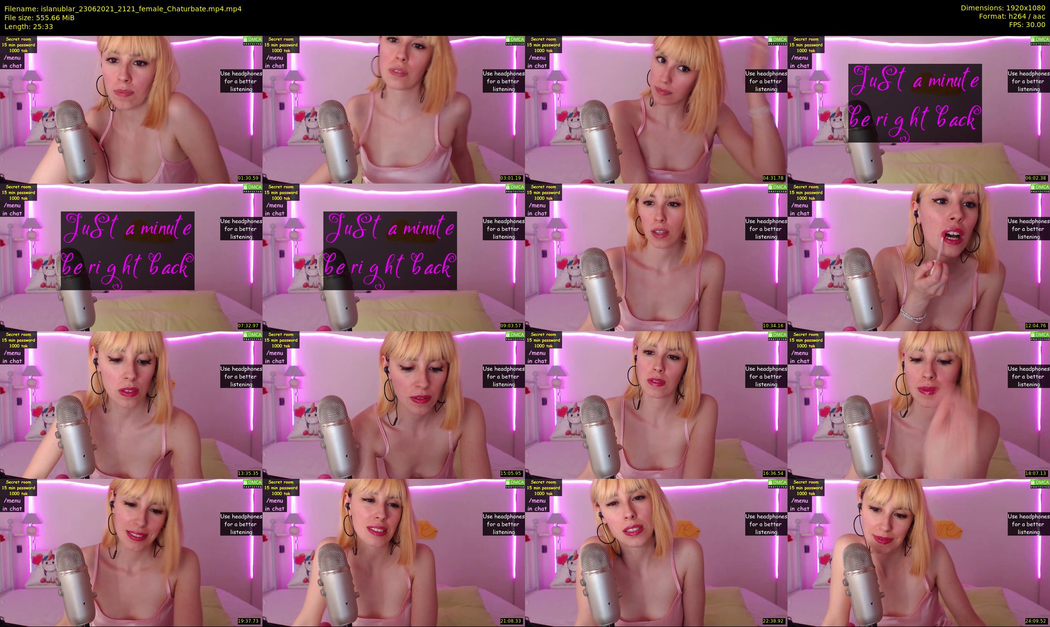 islanublar — 26 minute Chaturbate female cam show recording, 1080p, Jun 23, 2021