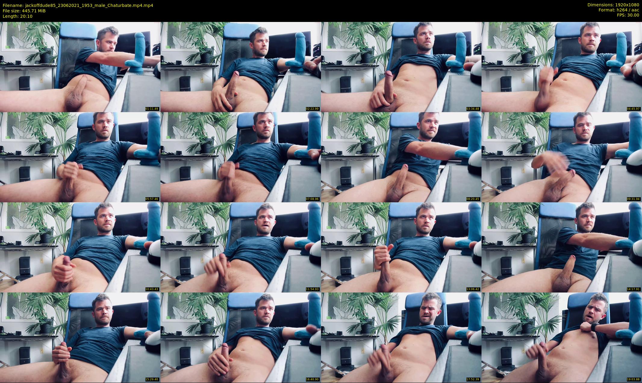 jackoffdude85 — 21 minute Chaturbate male cam show recording, 1080p, Jun 23, 2021