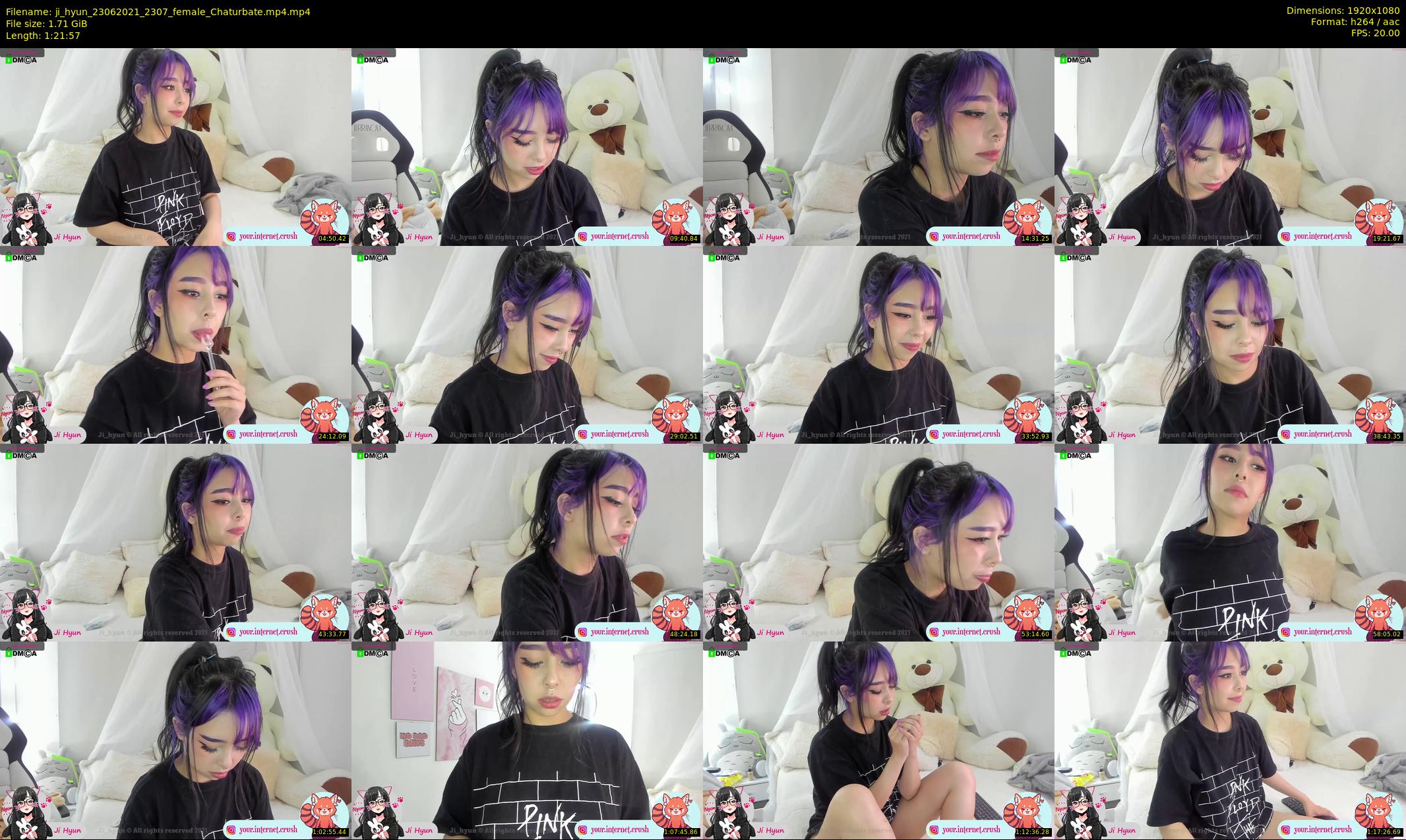 ji_hyun — 82 minute Chaturbate female cam show recording, 1080p, Jun 23, 2021