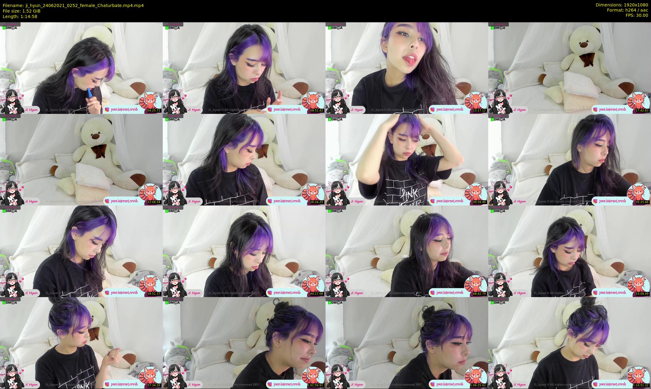 ji_hyun — 75 minute Chaturbate female cam show recording, 1080p, Jun 24, 2021