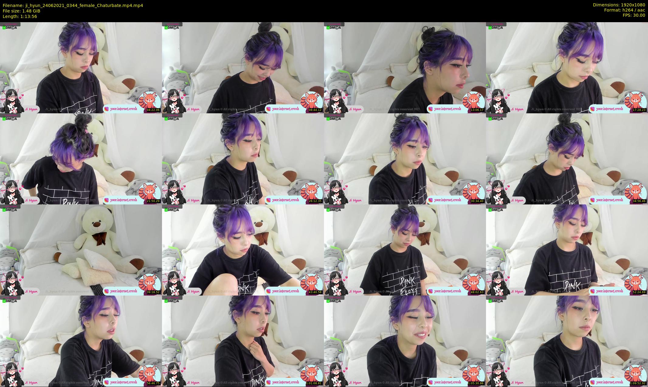 ji_hyun — 74 minute Chaturbate female cam show recording, 1080p, Jun 24, 2021