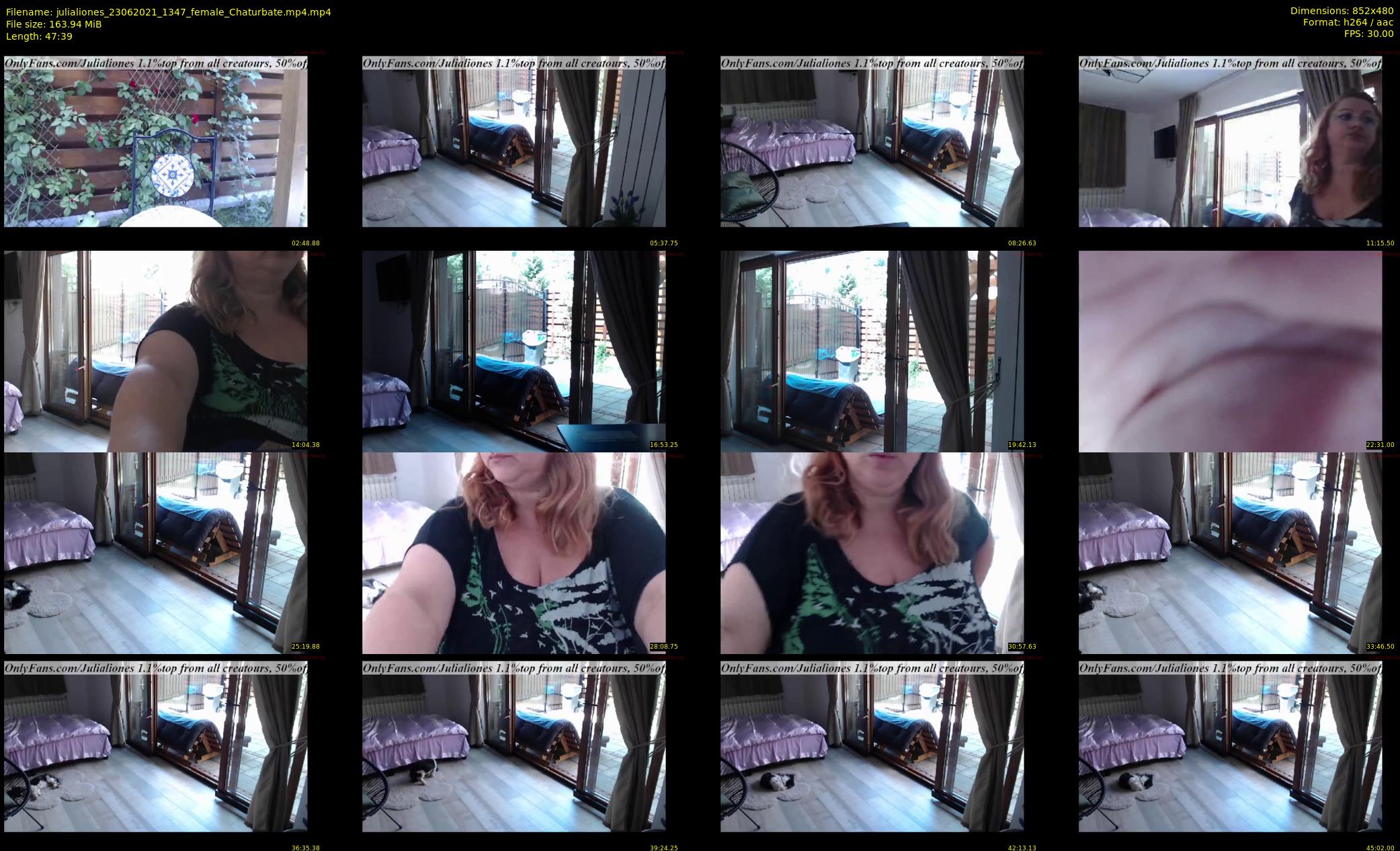 julialiones — 48 minute Chaturbate female cam show recording, 480p, Jun 23, 2021
