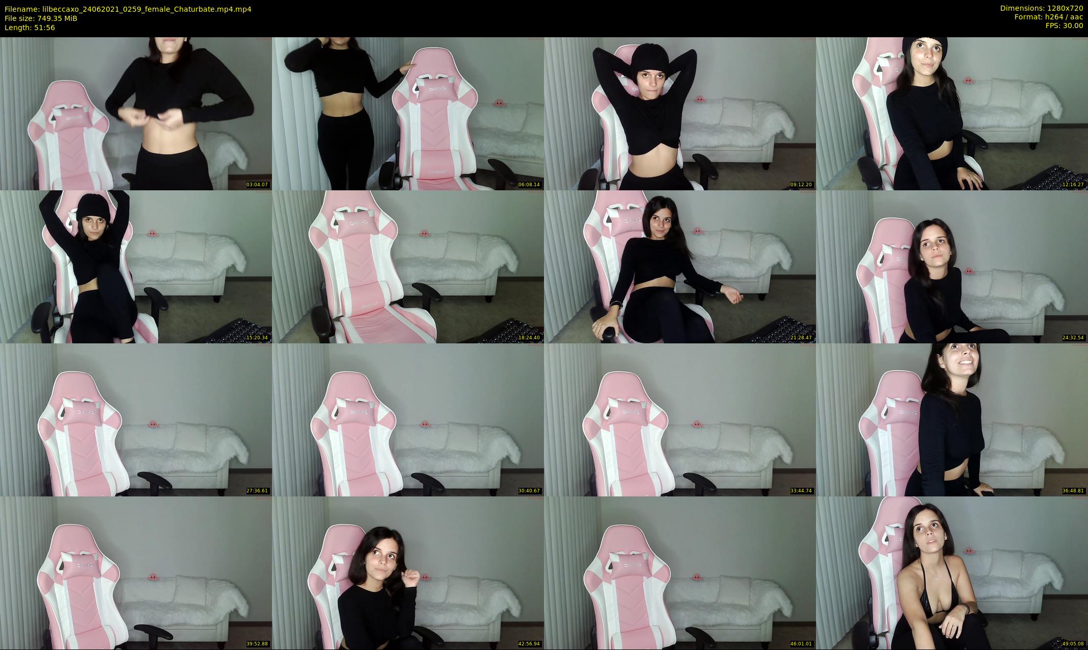 lilbeccaxo — 52 minute Chaturbate female cam show recording, 720p, Jun 24, 2021