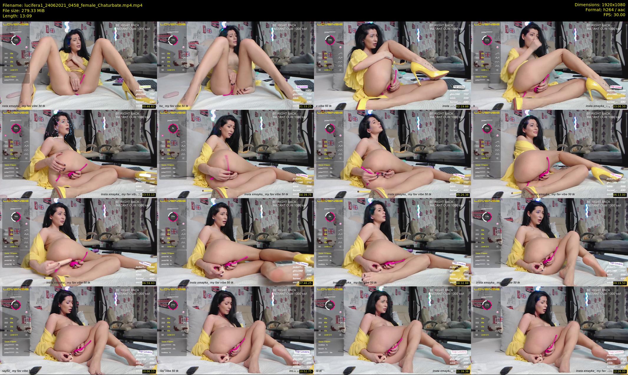 lucifera1 — 14 minute Chaturbate female cam show recording, 1080p, Jun 24, 2021