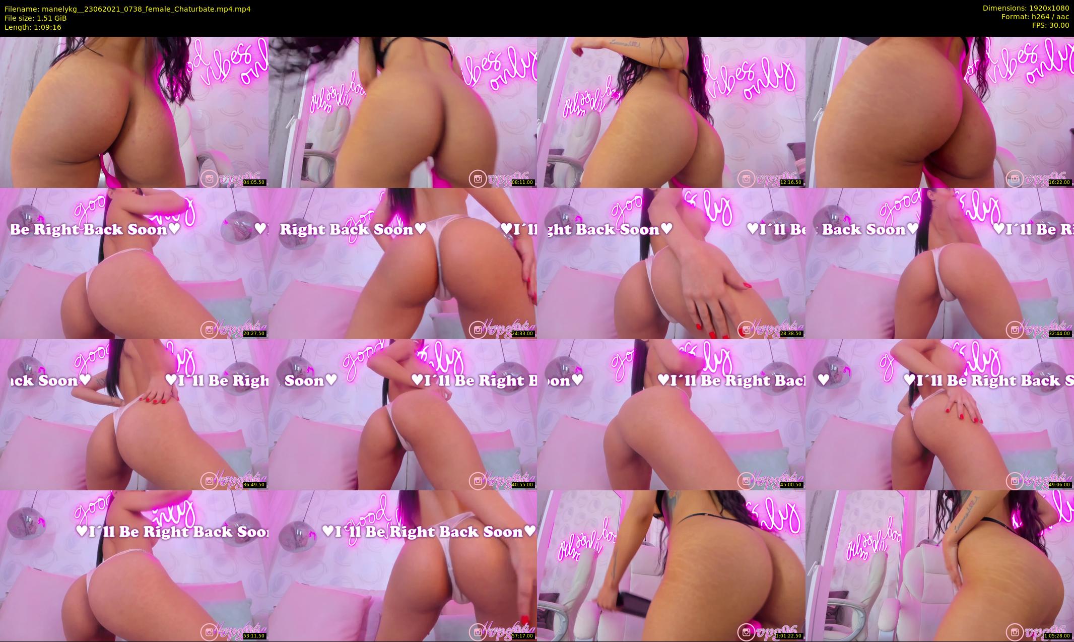 manelykg_ — 70 minute Chaturbate female cam show recording, 1080p, Jun 23, 2021