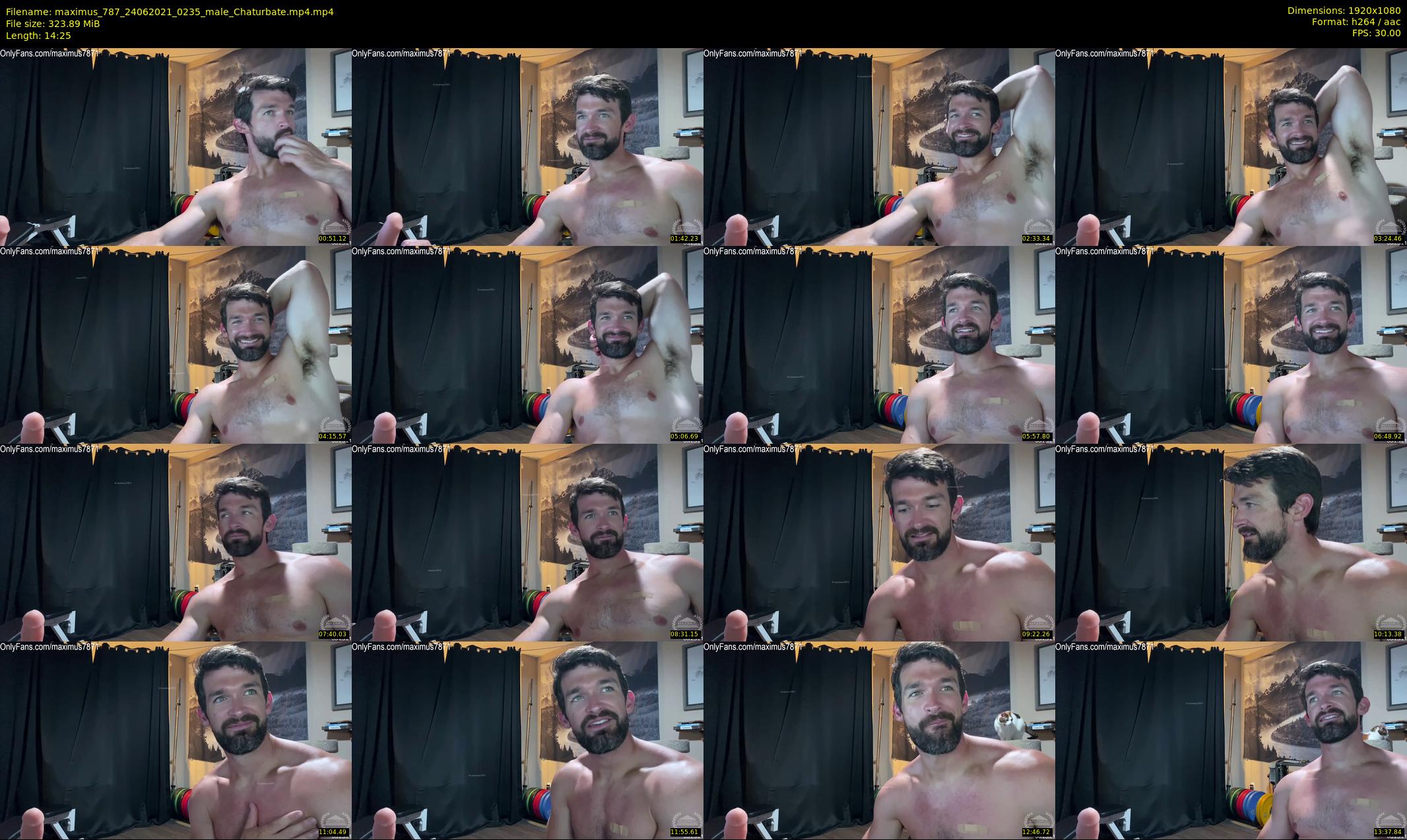 maximus_787 — 15 minute Chaturbate male cam show recording, 1080p, Jun 24, 2021