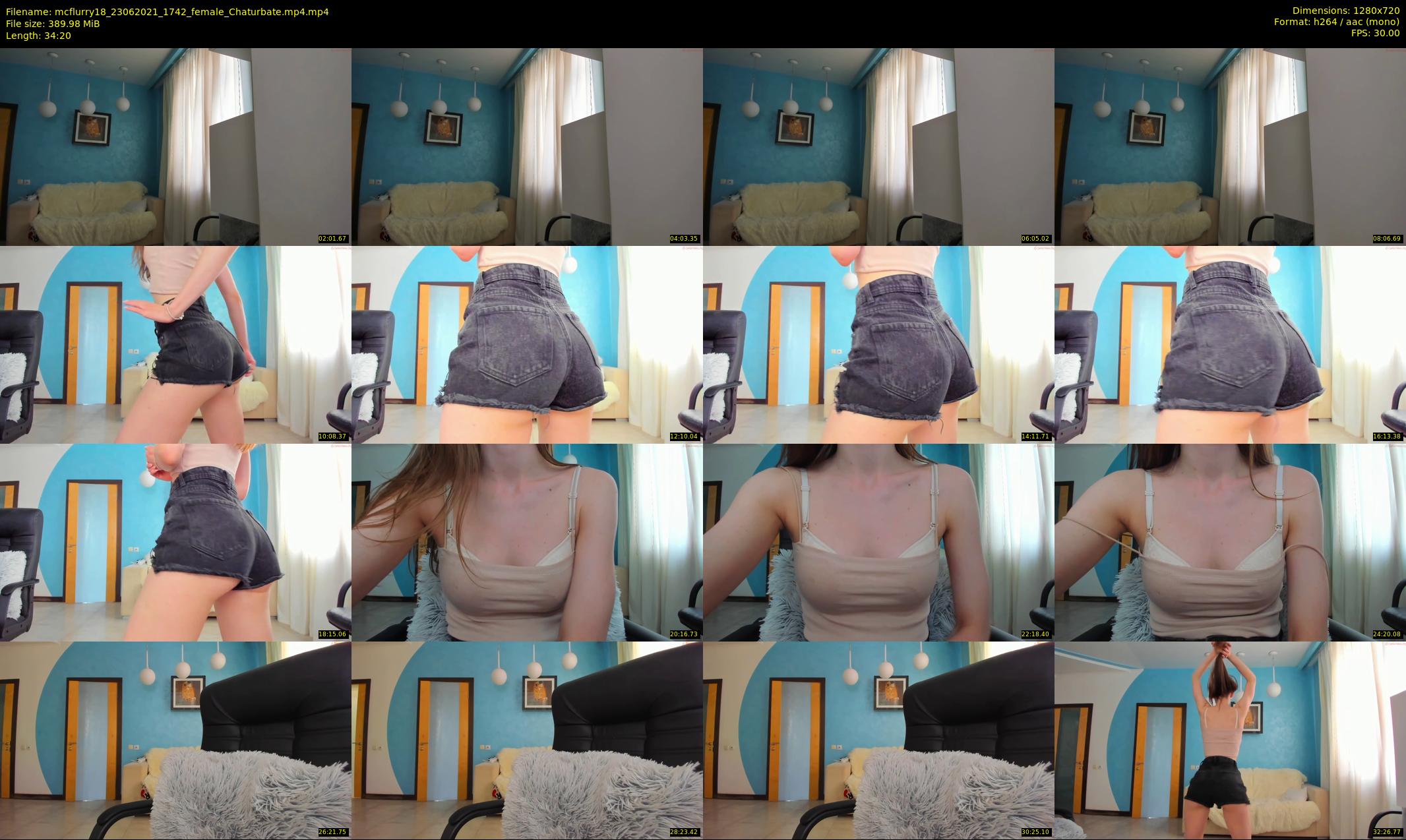 mcflurry18 — 35 minute Chaturbate female cam show recording, 720p, Jun 23, 2021