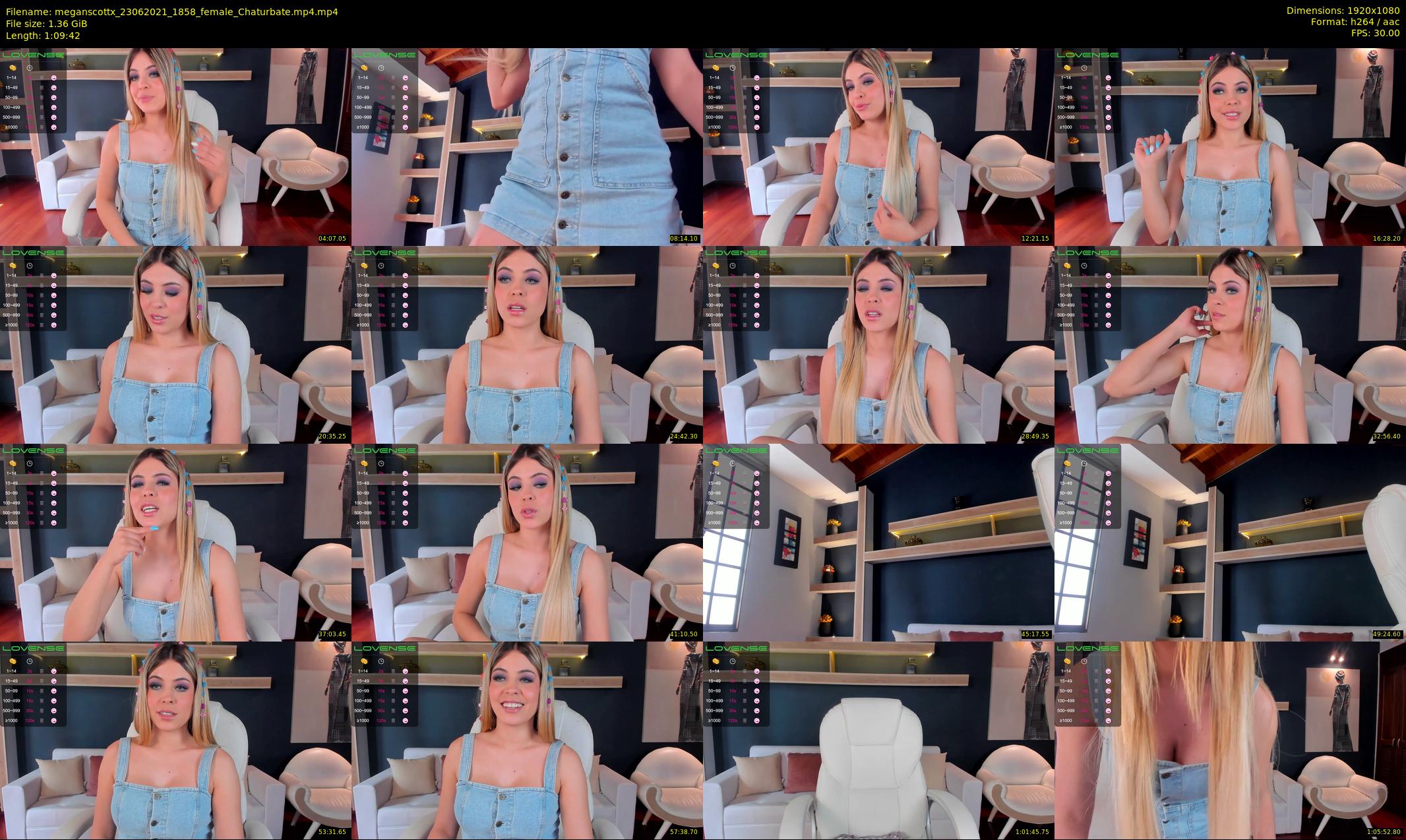 meganscottx — 70 minute Chaturbate female cam show recording, 1080p, Jun 23, 2021