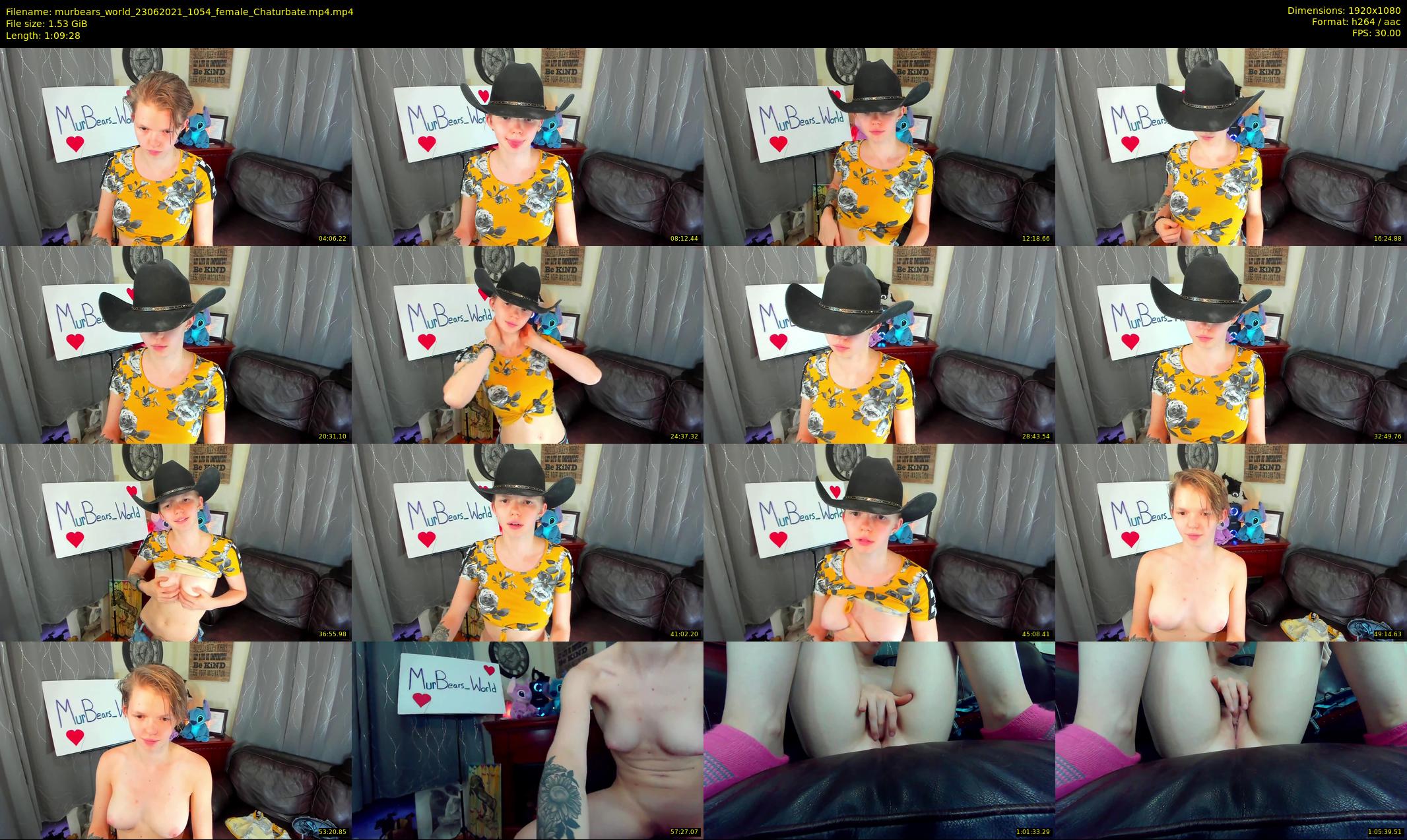 murbears_world — 70 minute Chaturbate female cam show recording, 1080p, Jun 23, 2021