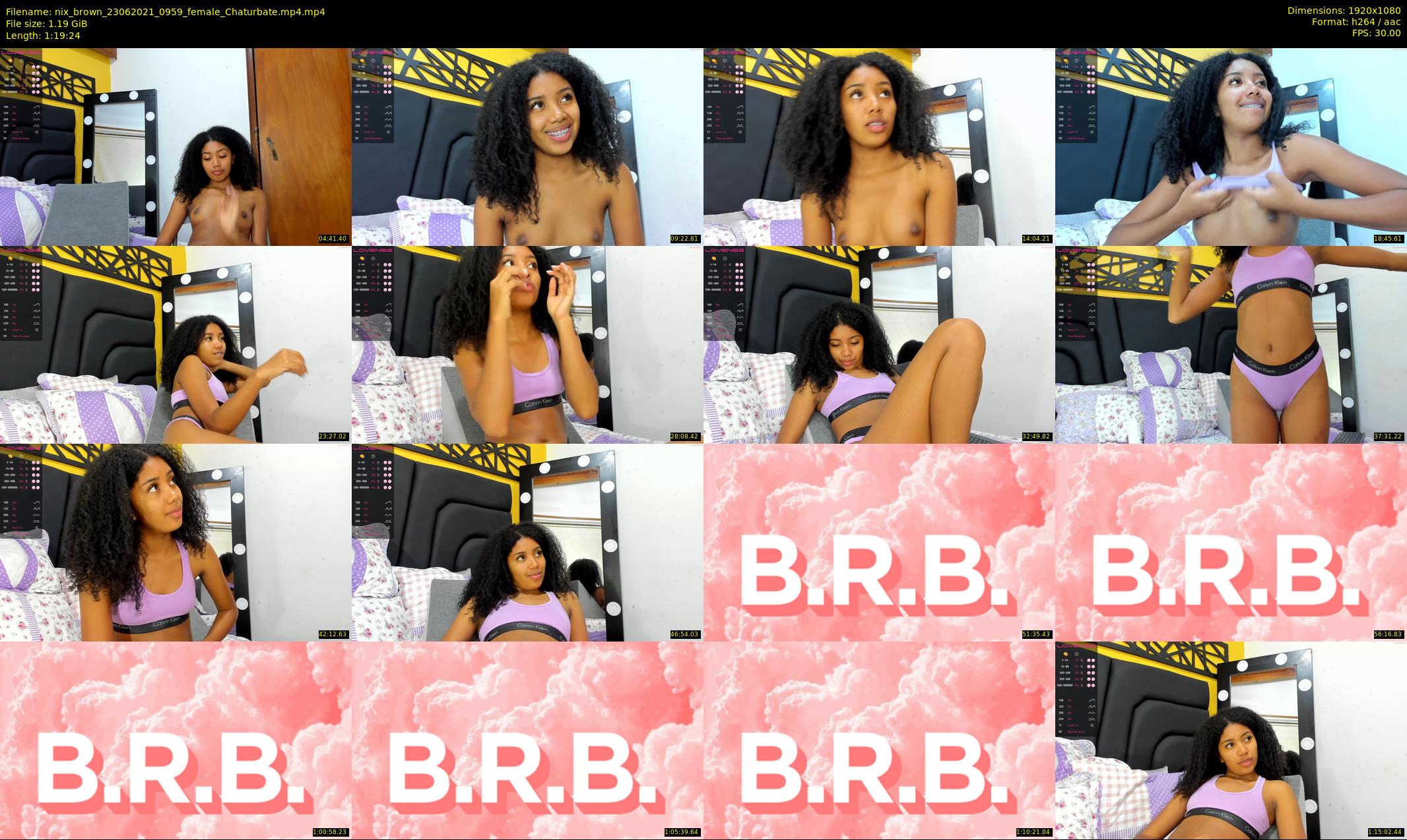 nix_brown — 80 minute Chaturbate female cam show recording, 1080p, Jun 23, 2021