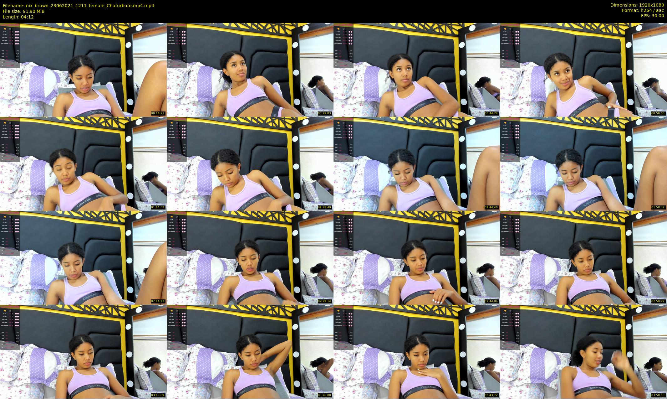 nix_brown — 5 minute Chaturbate female cam show recording, 1080p, Jun 23, 2021