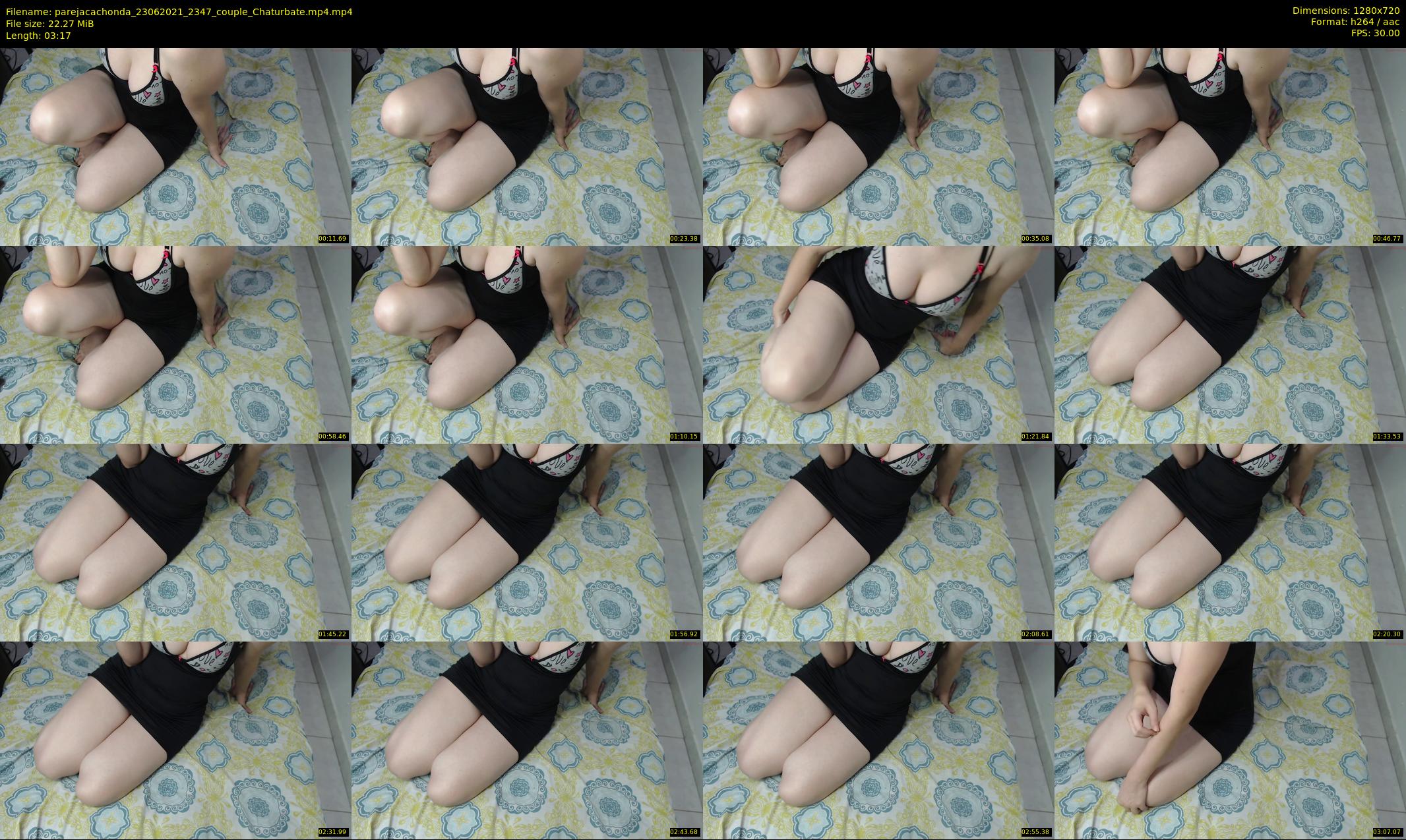 parejacachonda — 4 minute Chaturbate couple cam show recording, 720p, Jun 23, 2021