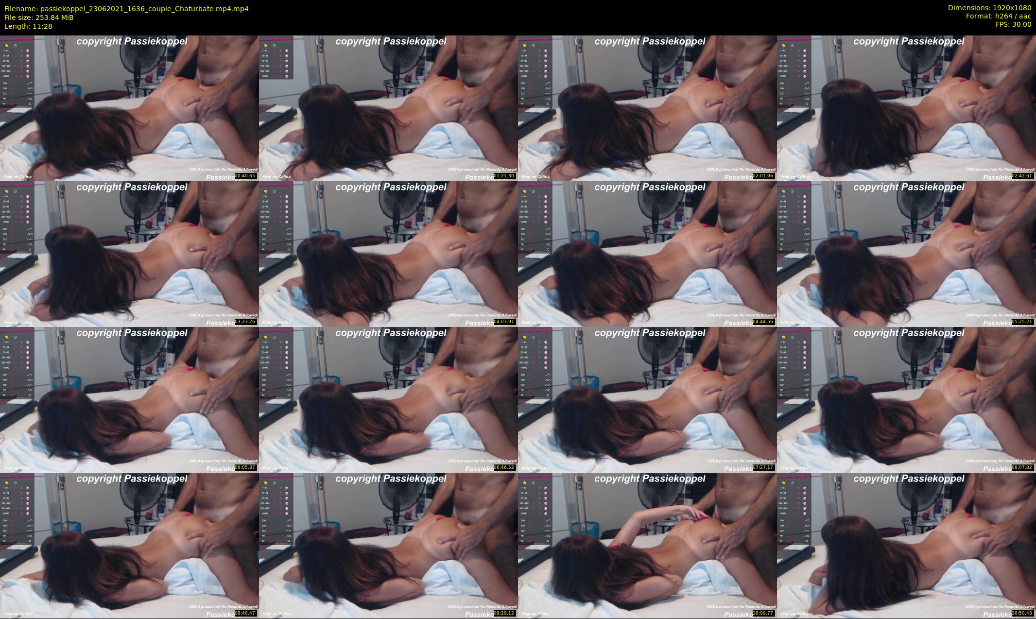 passiekoppel — 12 minute Chaturbate couple cam show recording, 1080p, Jun 23, 2021