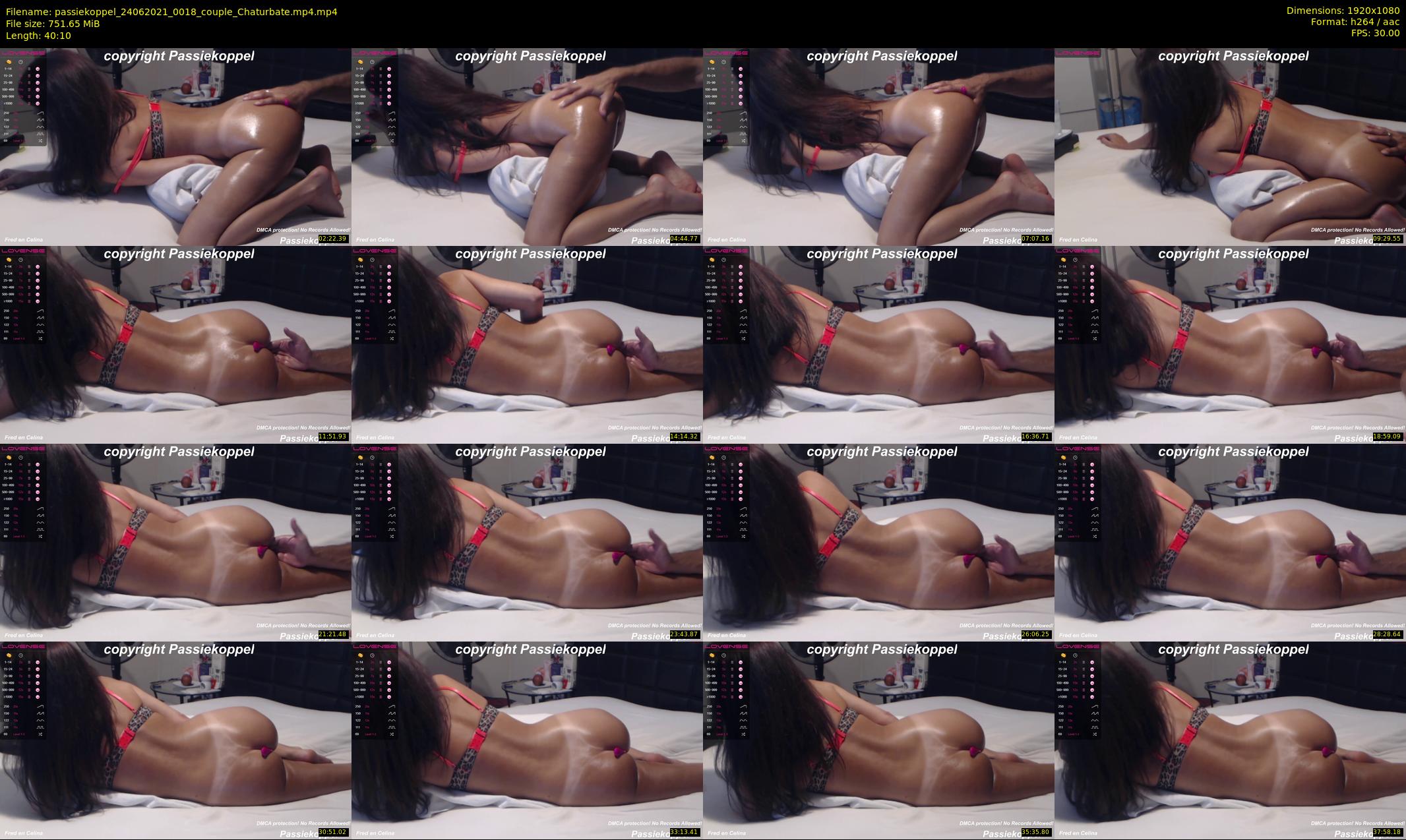 passiekoppel — 41 minute Chaturbate couple cam show recording, 1080p, Jun 24, 2021