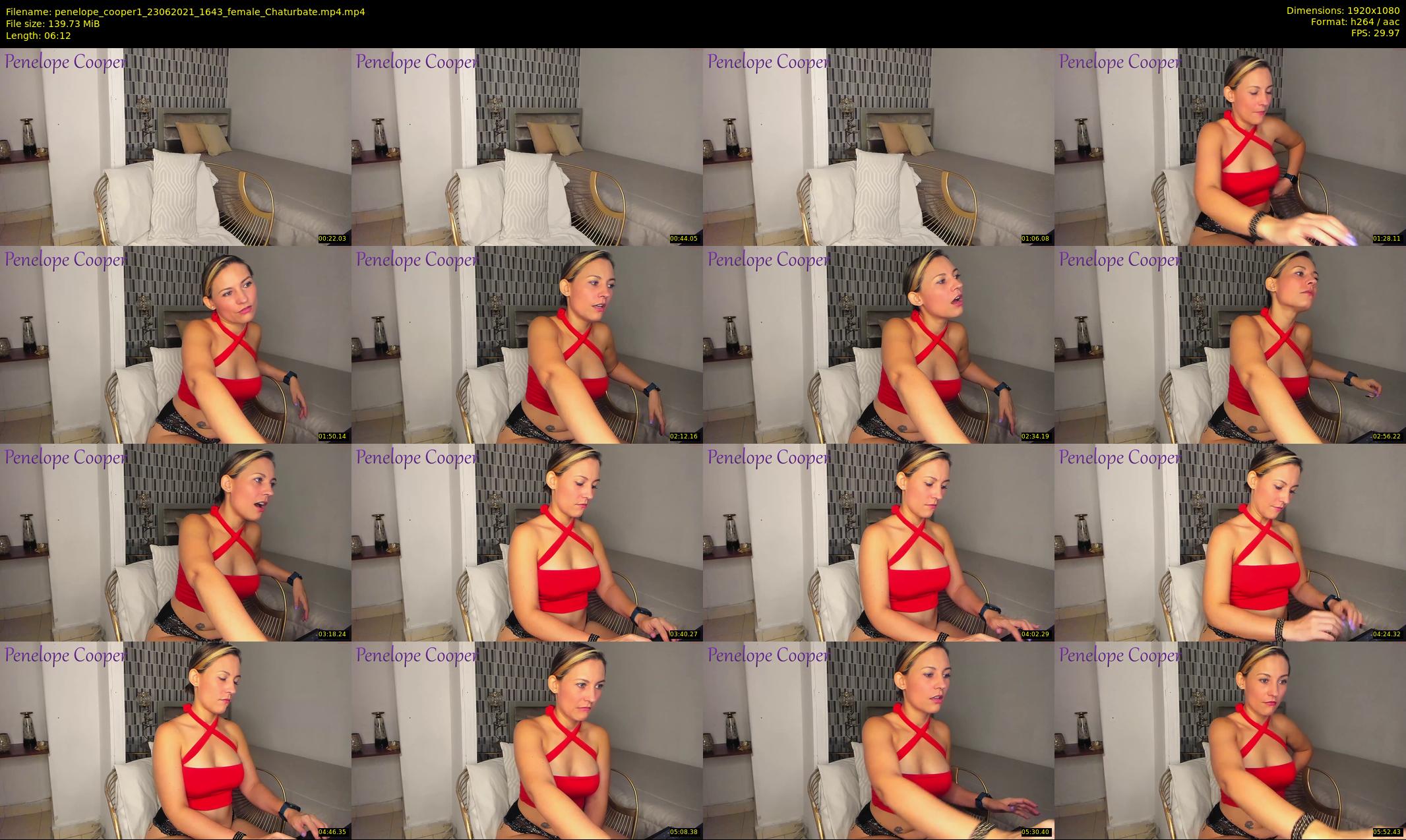penelope_cooper1 — 7 minute Chaturbate female cam show recording, 1080p, Jun 23, 2021