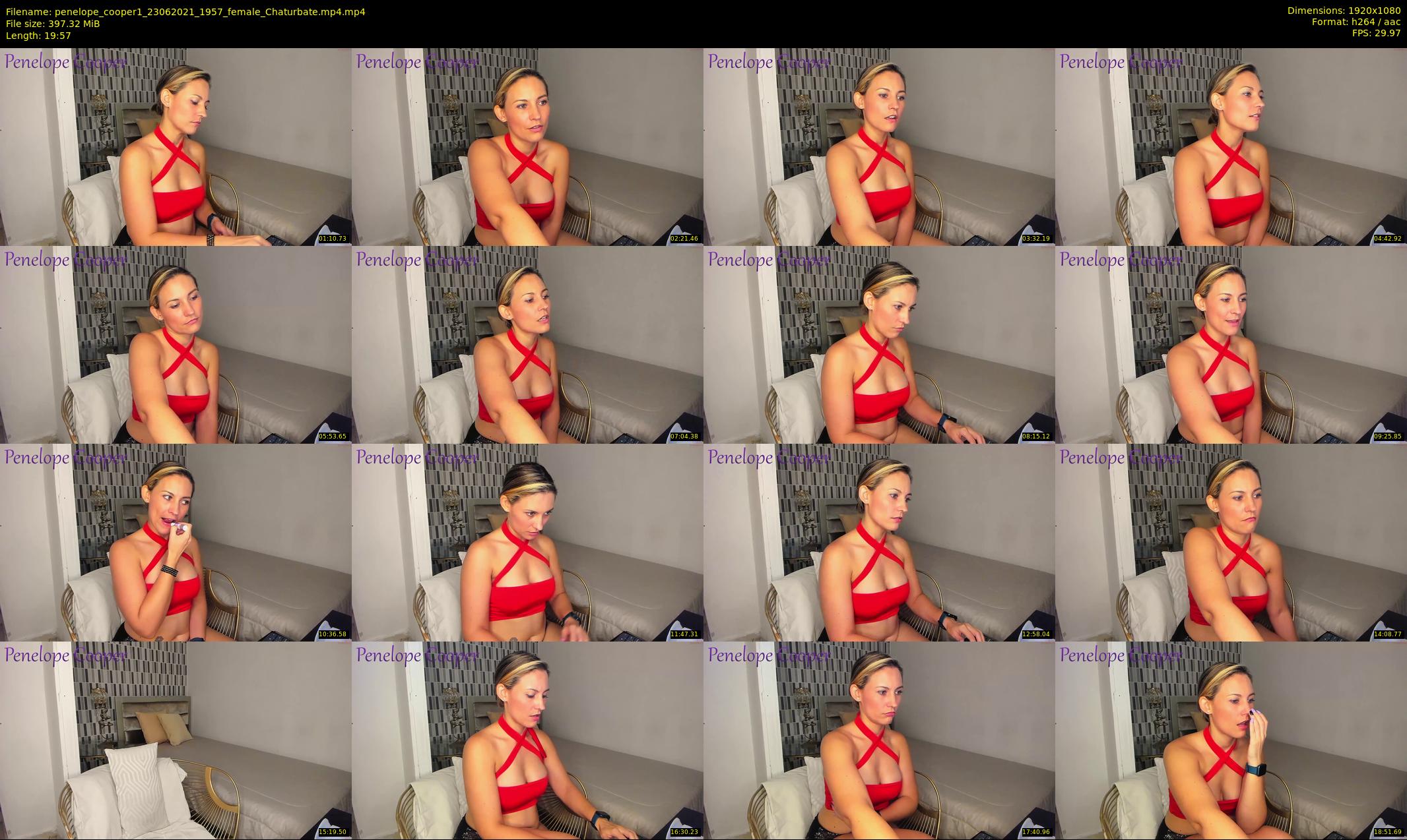 penelope_cooper1 — 20 minute Chaturbate female cam show recording, 1080p, Jun 23, 2021
