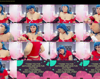 pyrowayne — 56 minute Chaturbate female cam show recording, 1080p, Jun 24, 2021