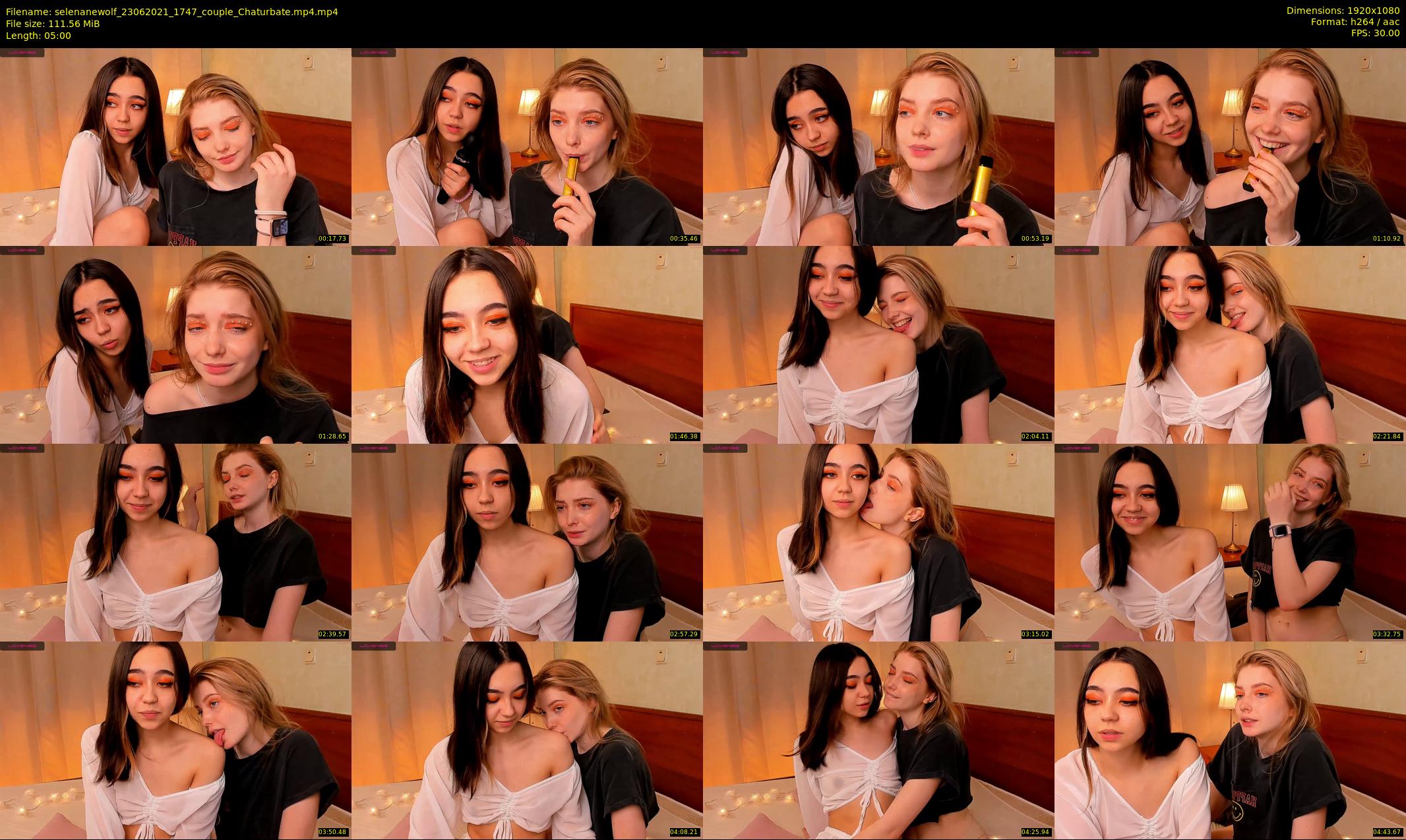 selenanewolf — 5 minute Chaturbate couple cam show recording, 1080p, Jun 23, 2021