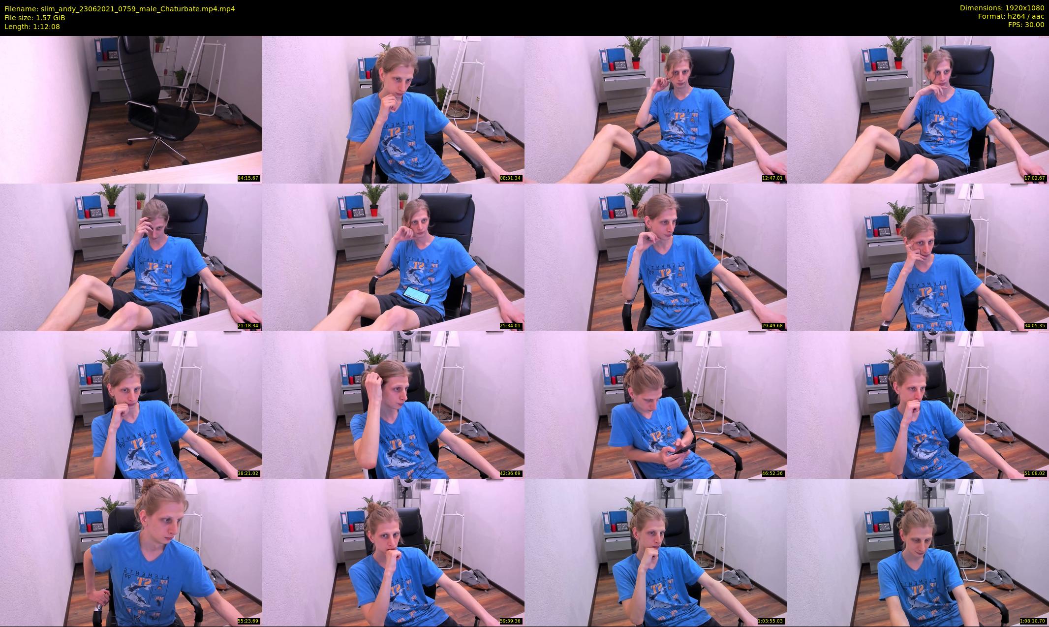 slim_andy — 73 minute Chaturbate male cam show recording, 1080p, Jun 23, 2021