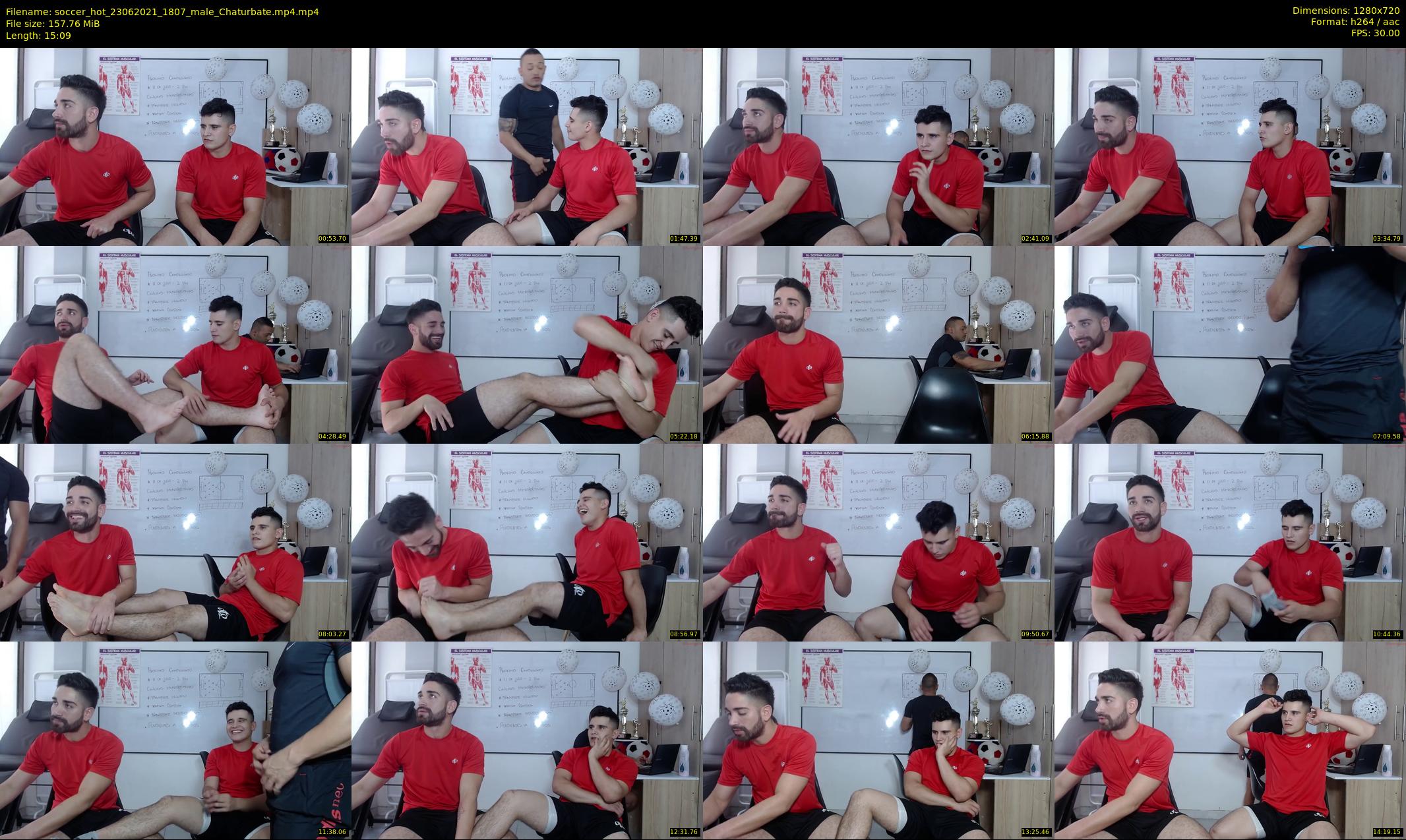 soccer_hot — 16 minute Chaturbate male cam show recording, 720p, Jun 23, 2021
