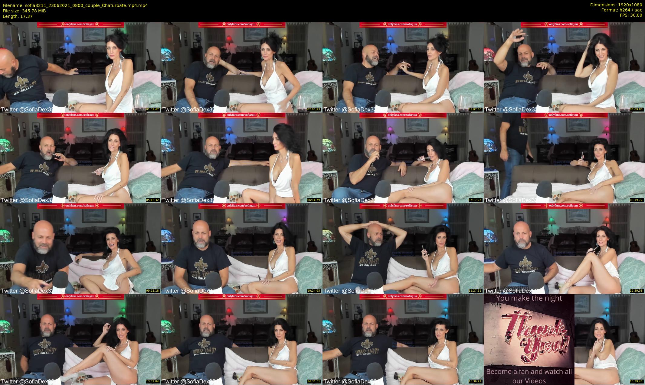 sofia3211 — 18 minute Chaturbate couple cam show recording, 1080p, Jun 23, 2021