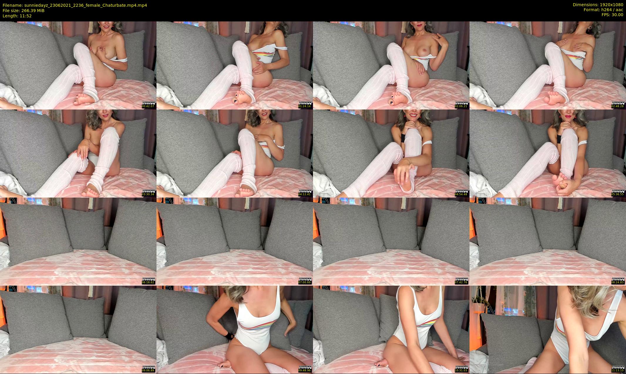 sunniedayz — 12 minute Chaturbate female cam show recording, 1080p, Jun 23, 2021