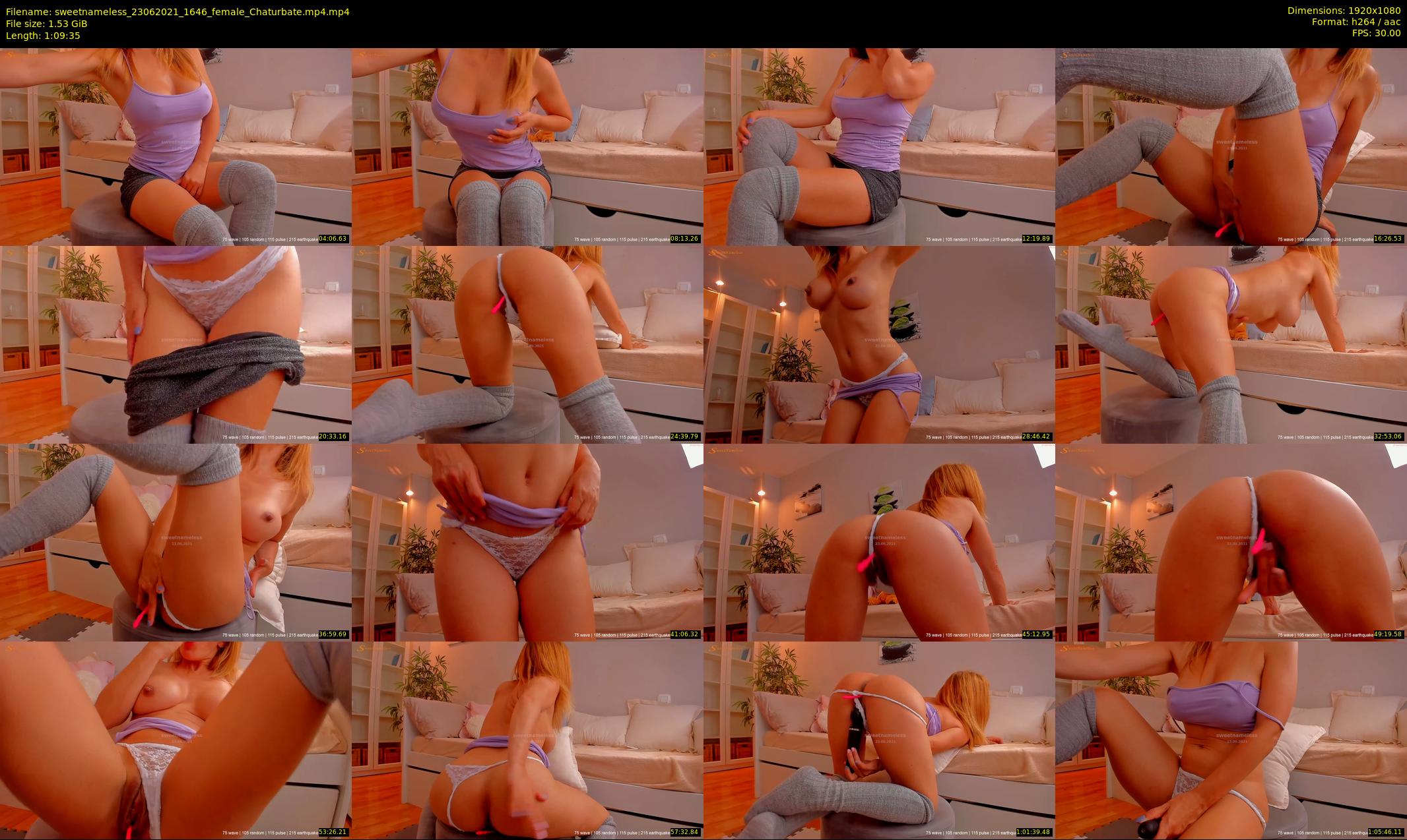 sweetnameless — 70 minute Chaturbate couple cam show recording, 1080p, Jun 23, 2021